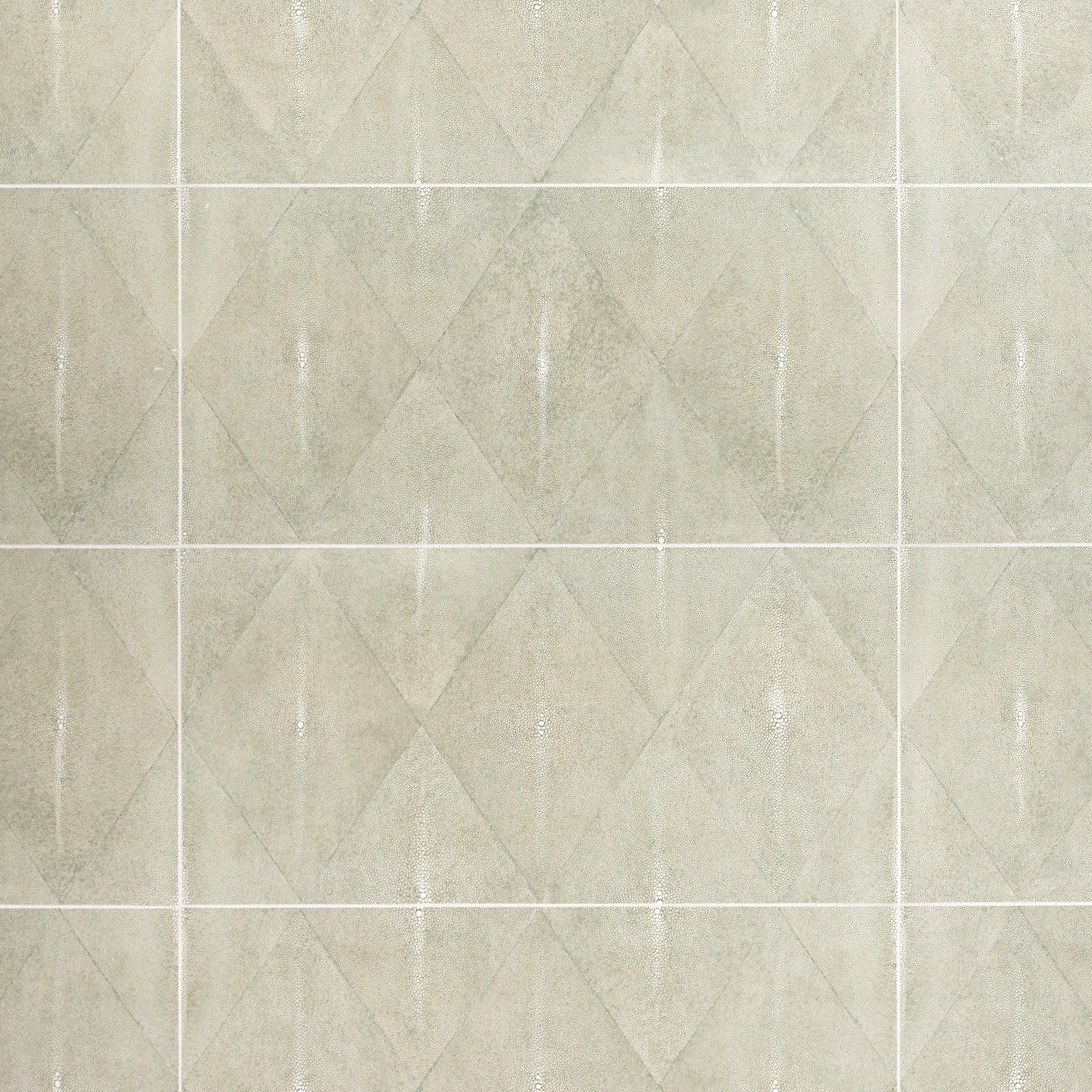 Shagreen Ornato Gray Ceramic Wall Tile
