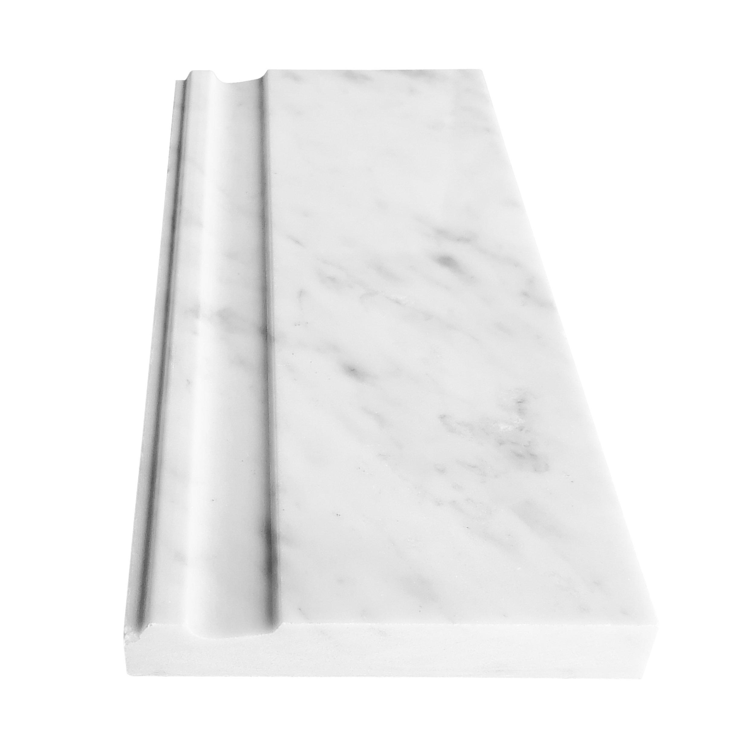 Bianco Carrara II Marble Base Molding