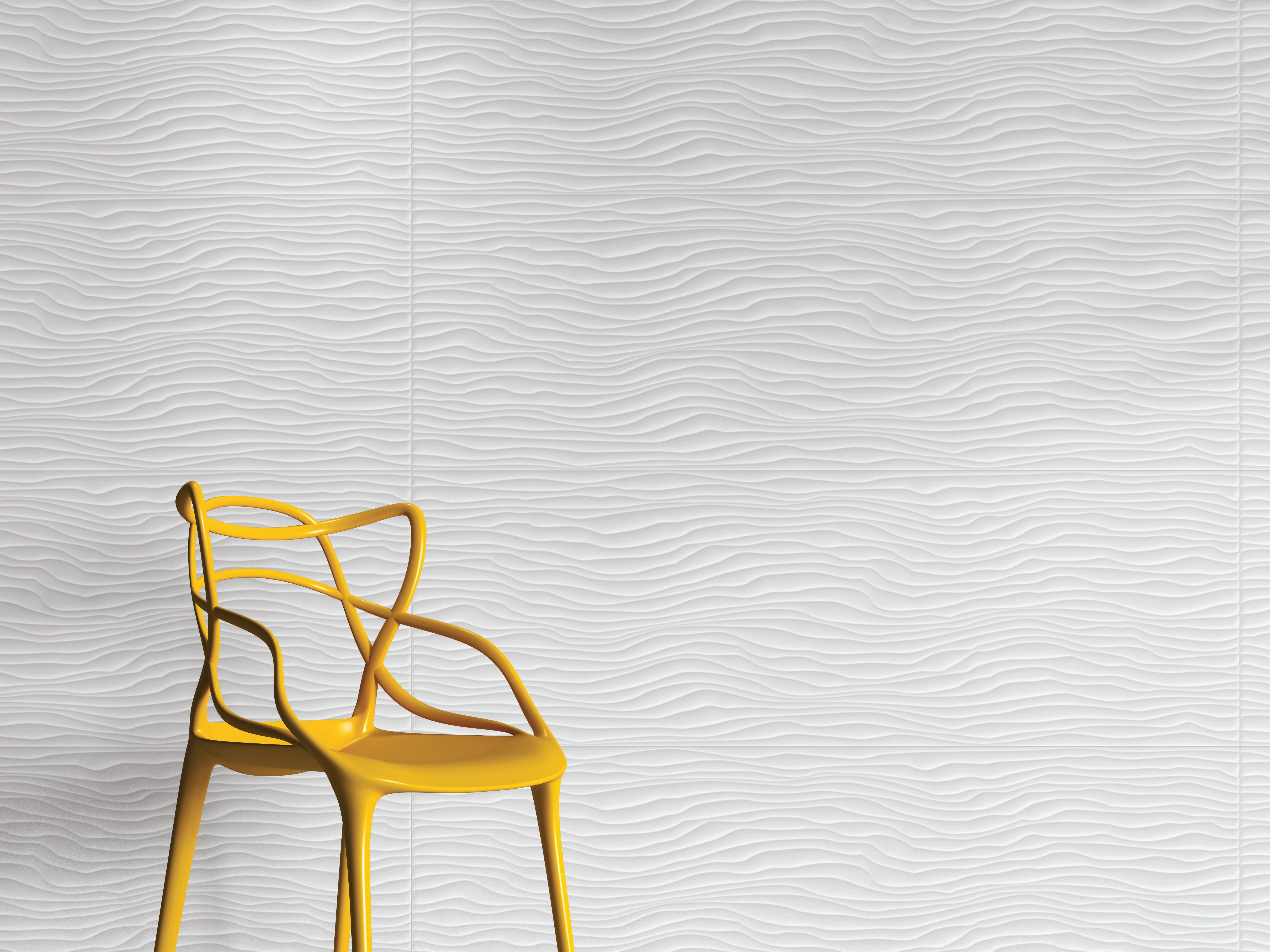 Etch Matte White Ice Ceramic Wall Tile