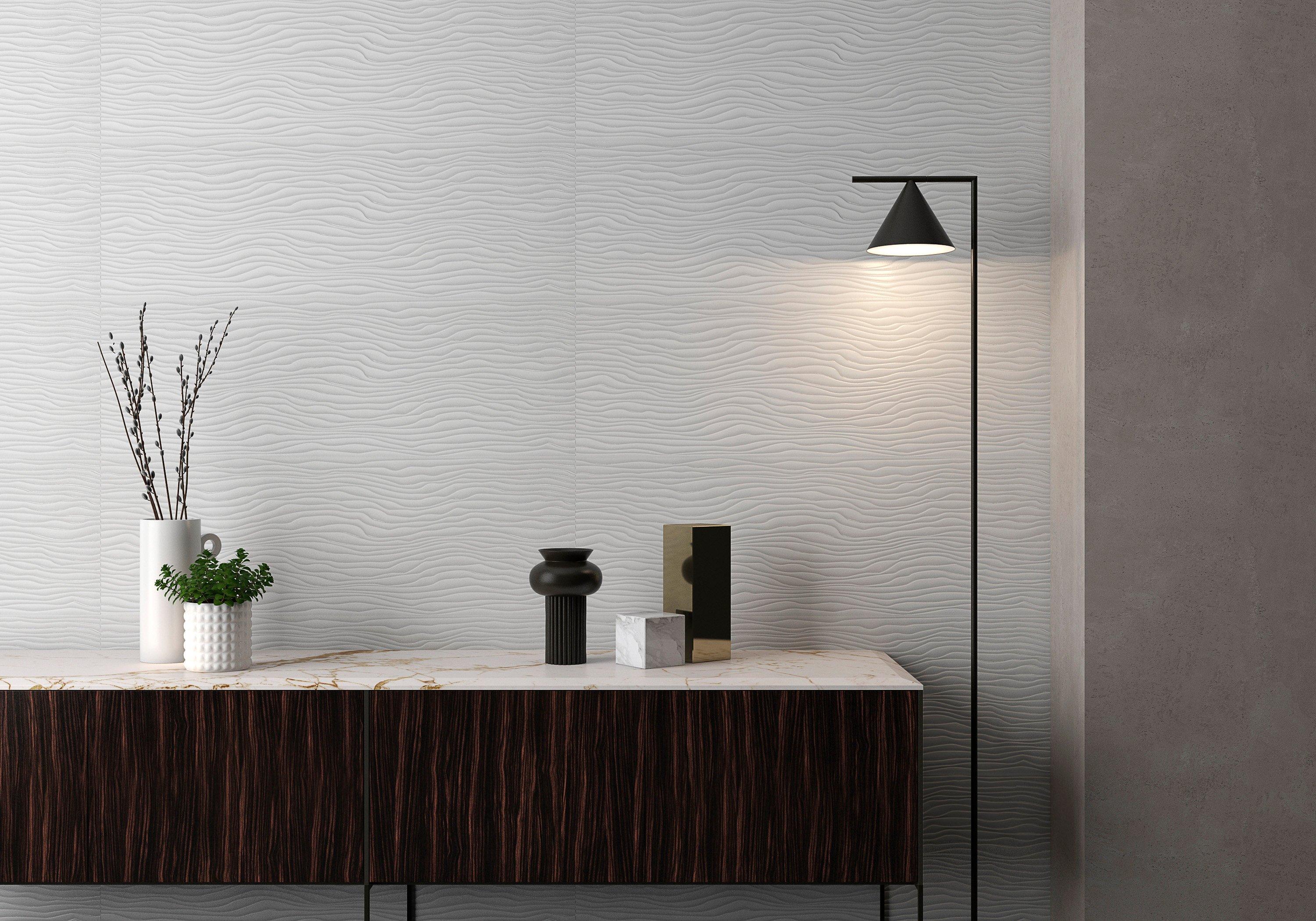 Etch Matte White Ice Ceramic Wall Tile