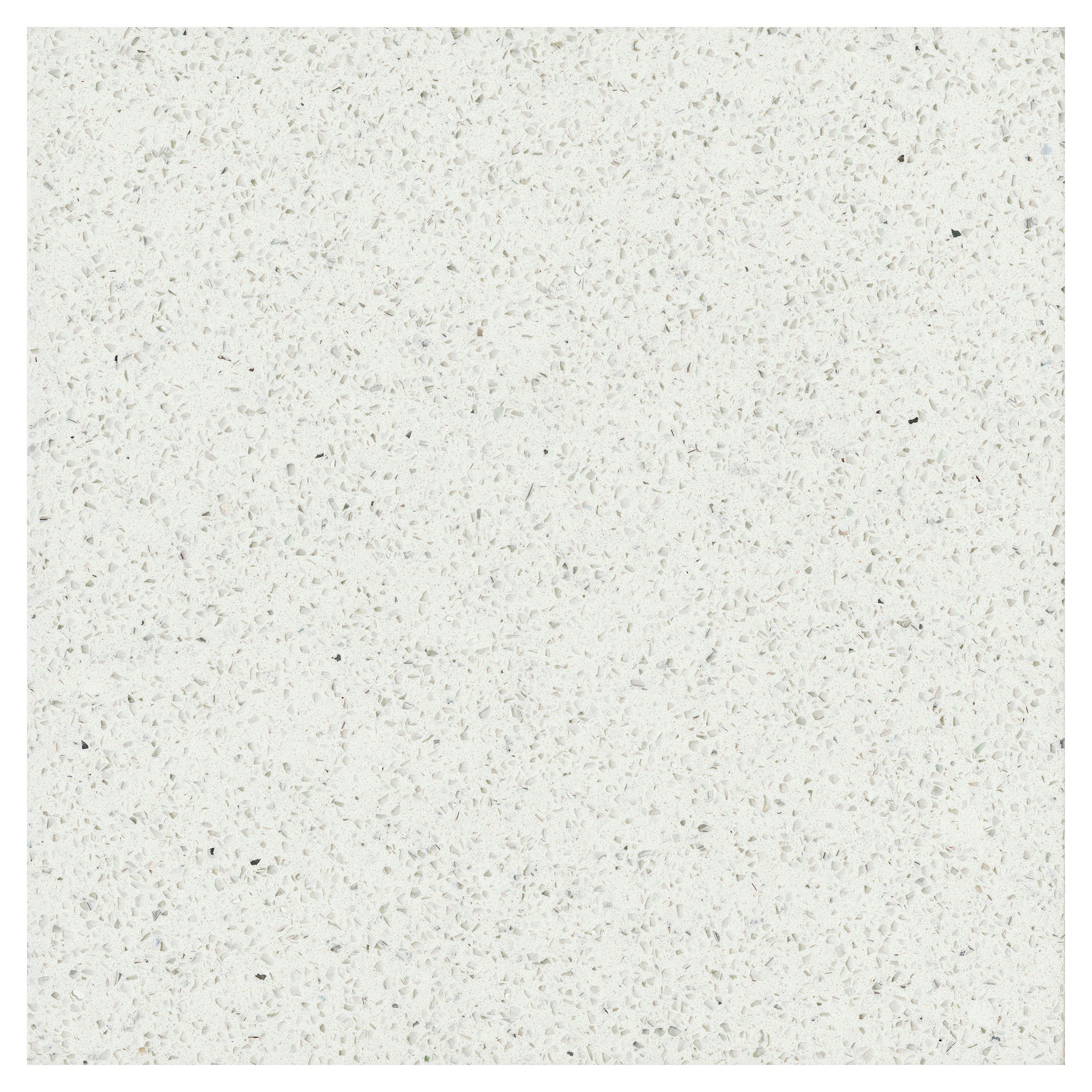Sample - Specchio White Quartz Custom Countertop | Floor and Decor