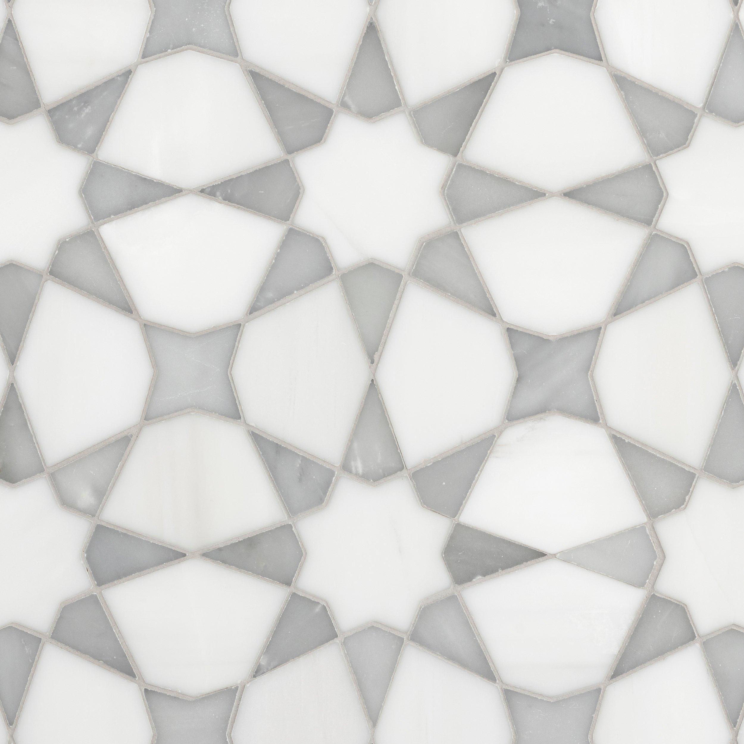 Dolomite Estrella Gray Marble Mosaic