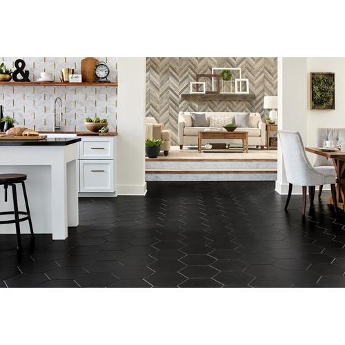 Opal Black Porcelain Tile 11 X 13 100888619 Floor And Decor