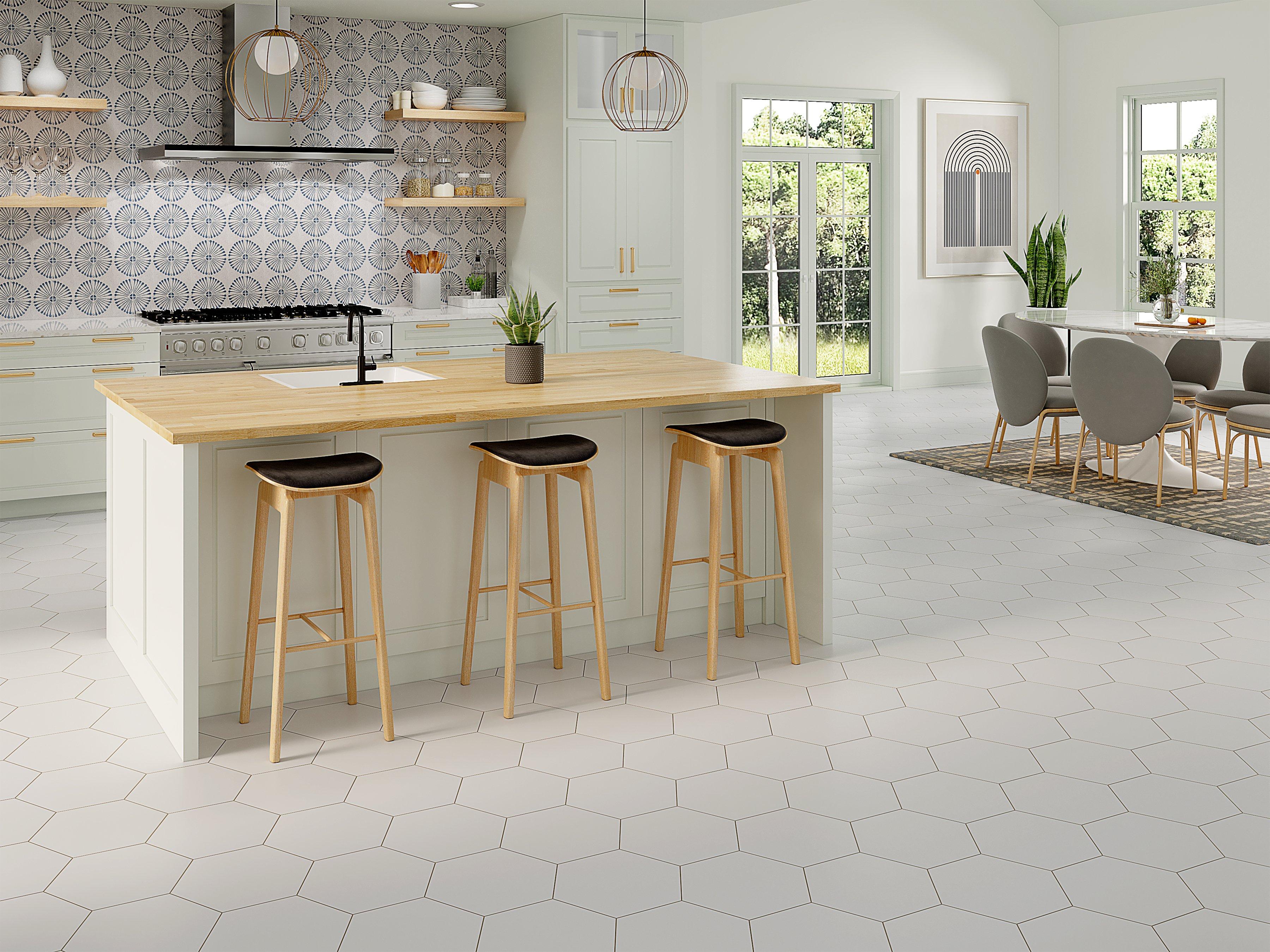 Opal White Porcelain Tile