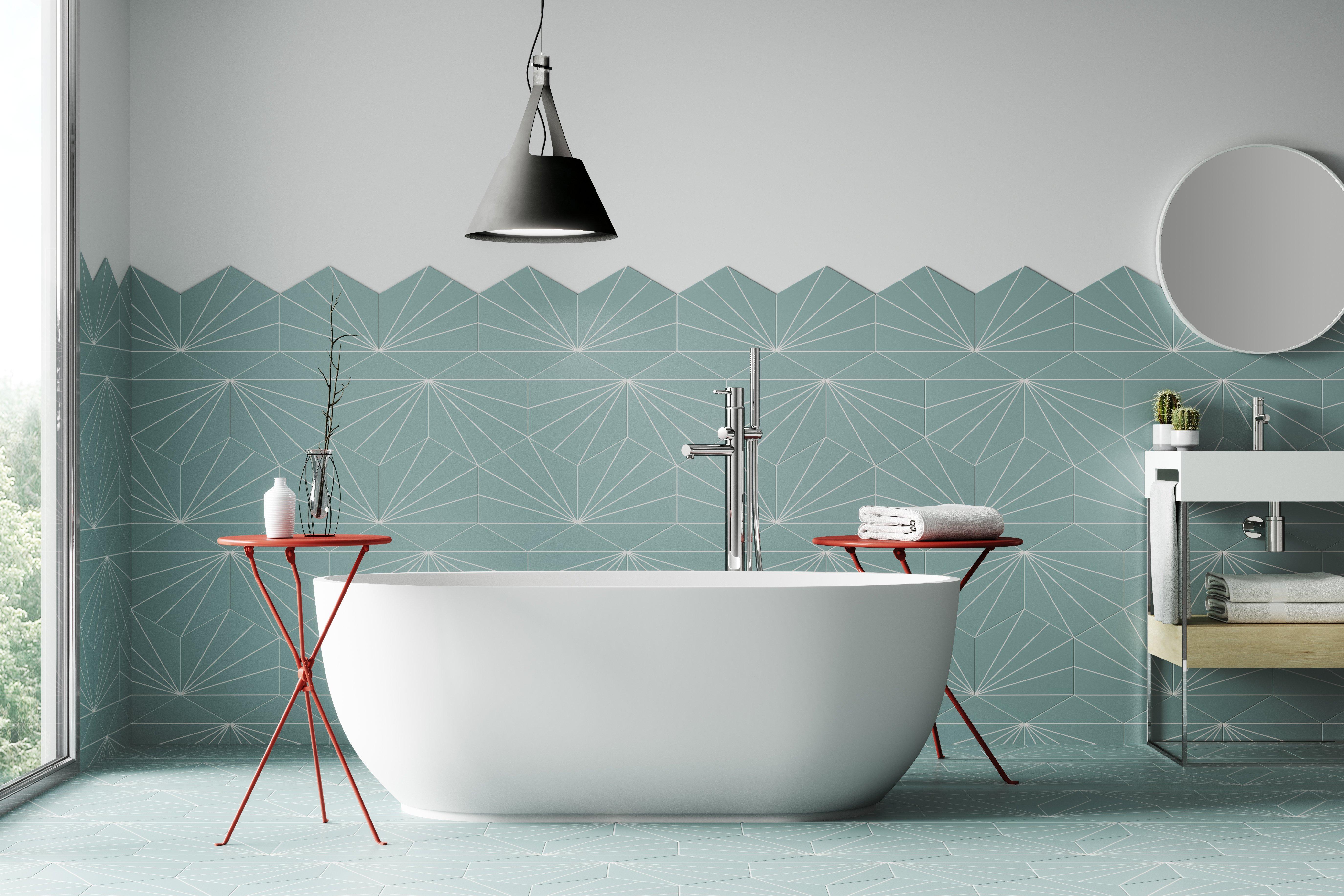 Kavala Aqua Porcelain Tile