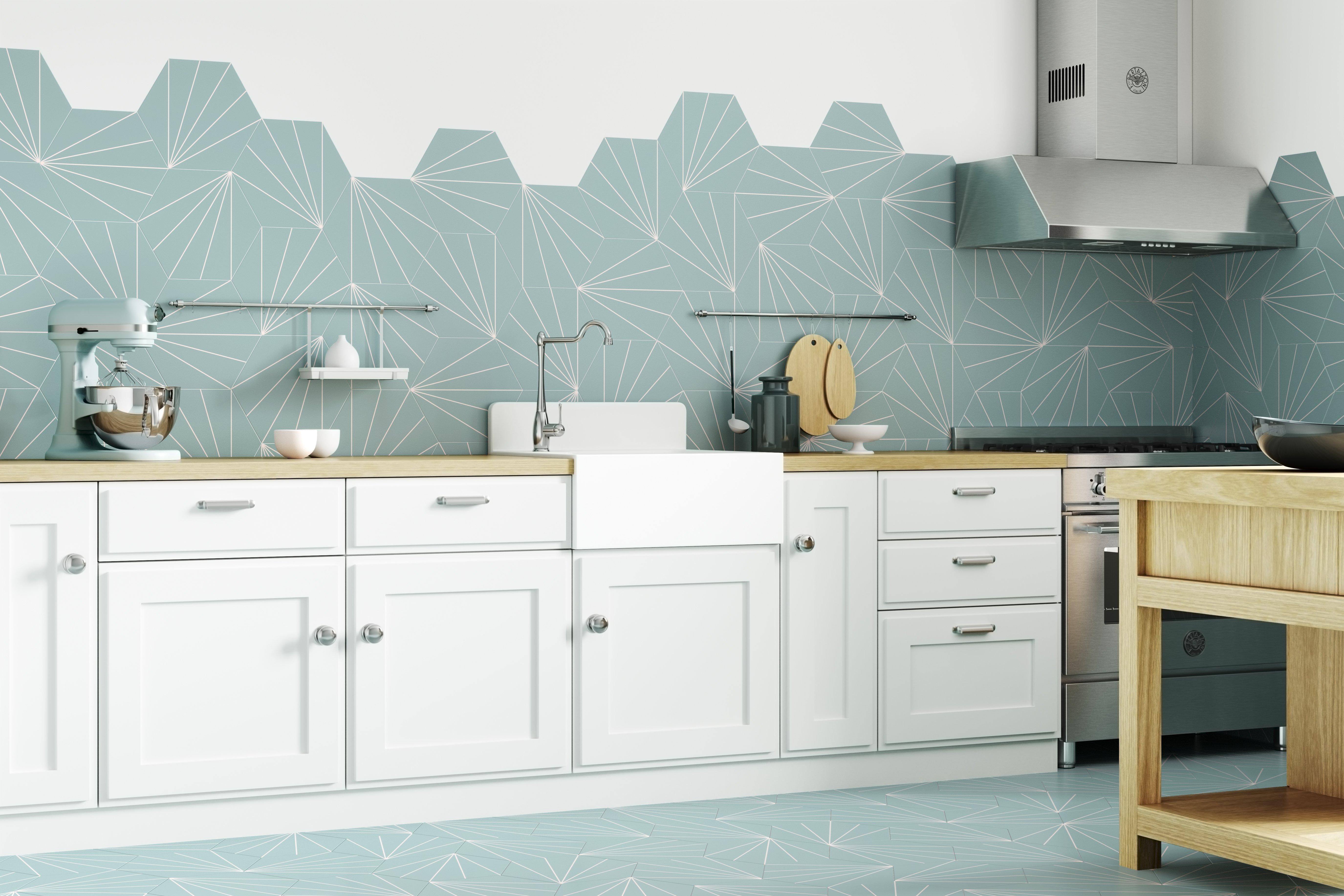 Kavala Aqua Porcelain Tile