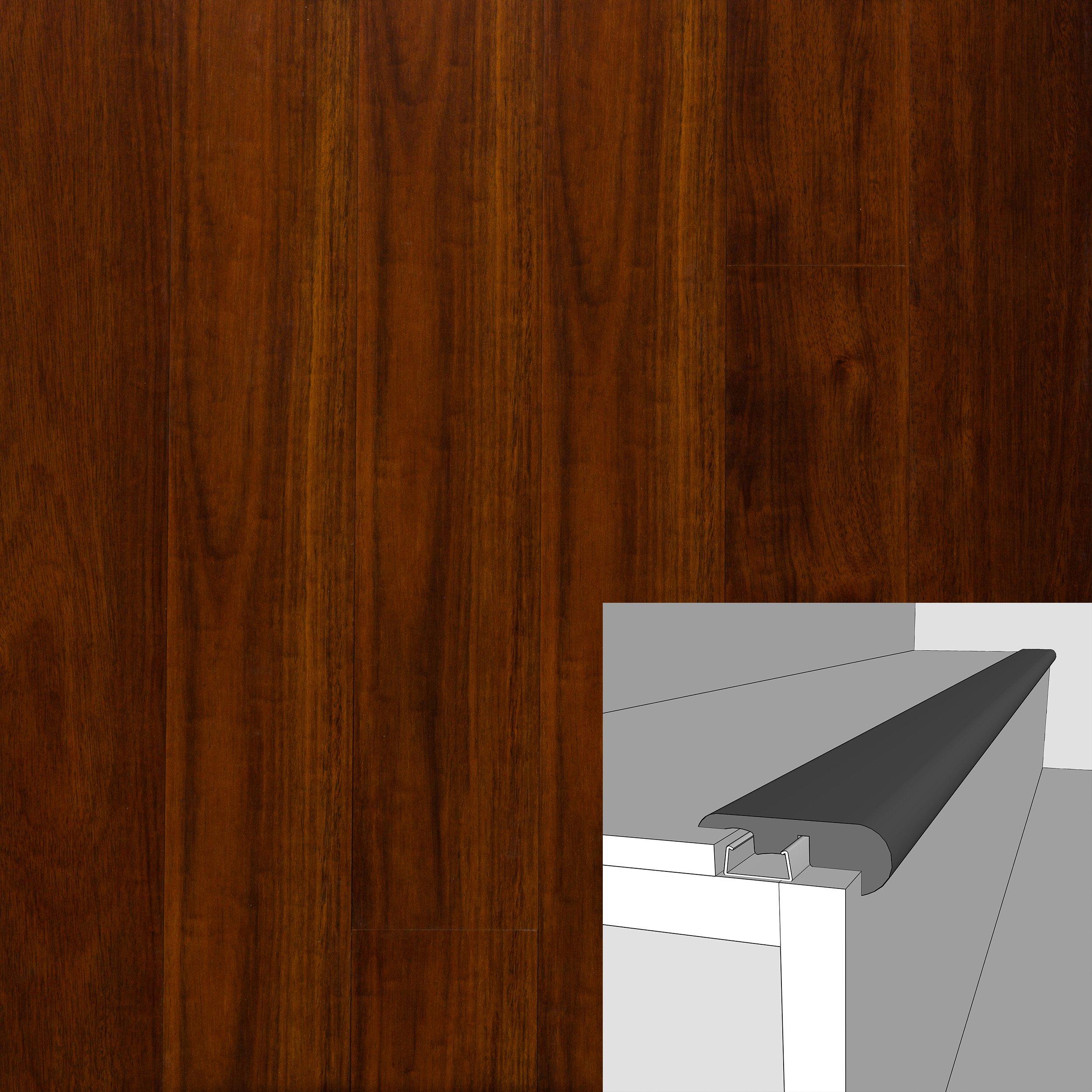 Color 1480F 3/4in. Laminate Overlapping Stair Nose