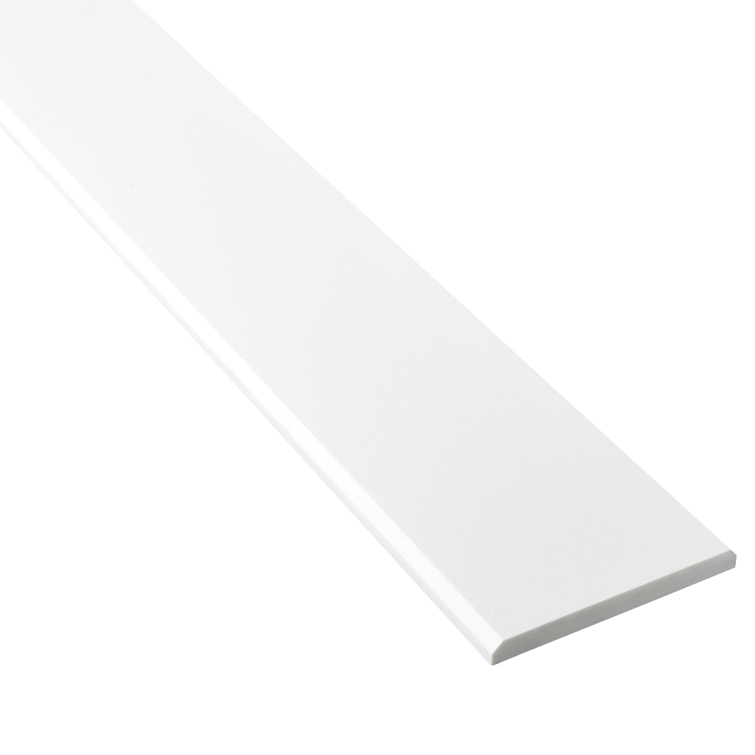 Snow White Engineered Stone Threshold