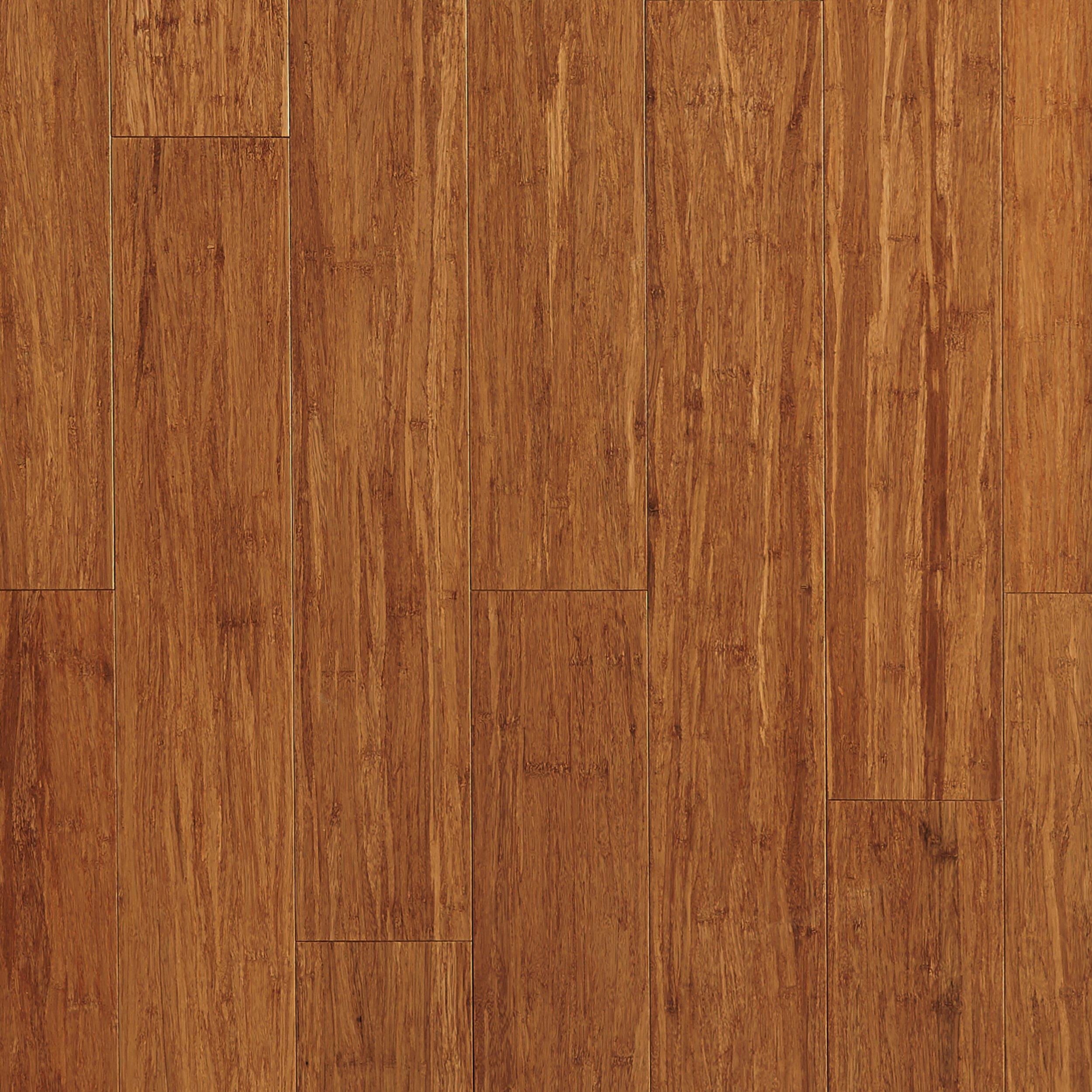 Eco Forest | Premium Carbonized Solid Bamboo, 5/8 x 3 3/4 inch, Blonde - Floor & Decor