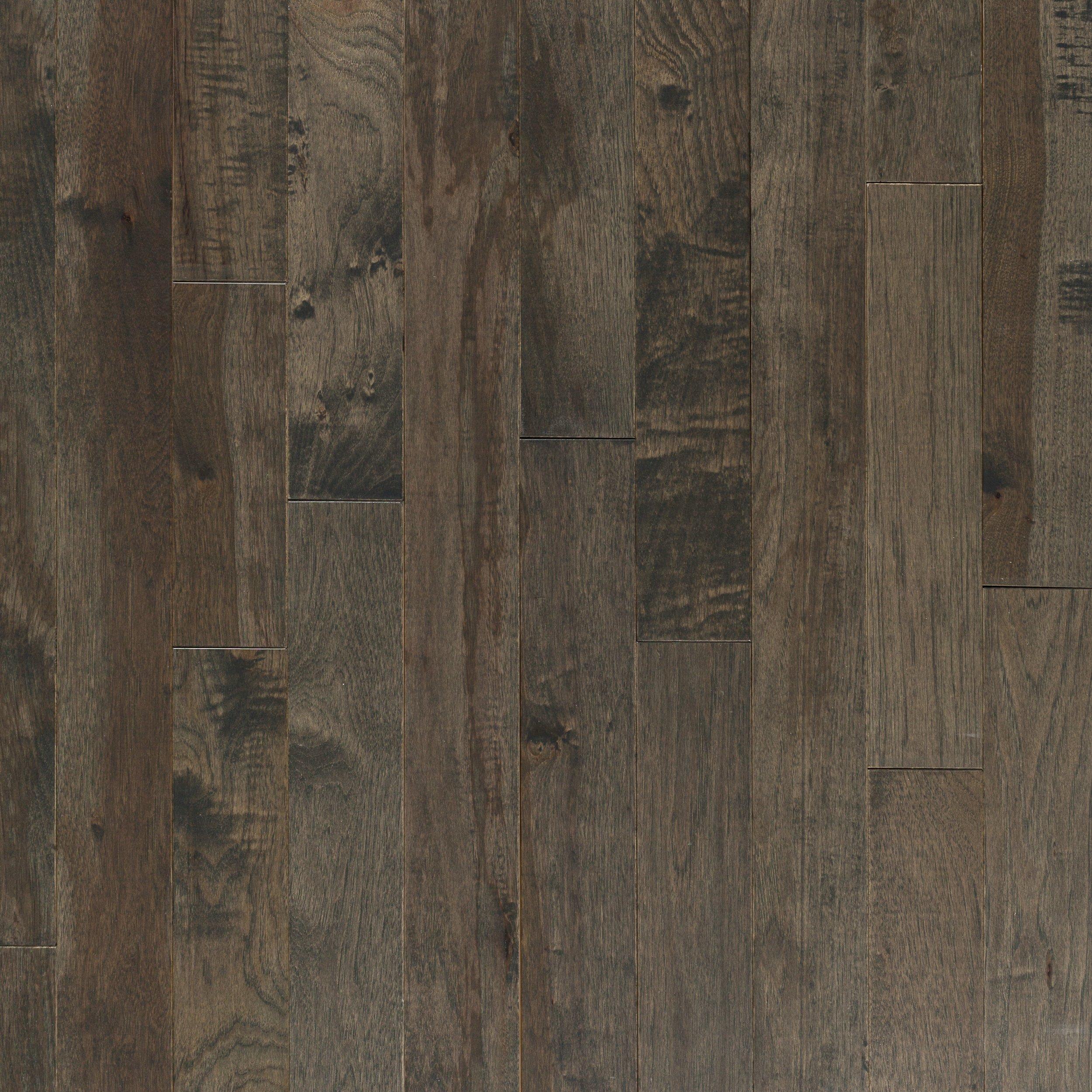 Gray Hickory Smooth Solid Hardwood, Decor Hardwood Floors