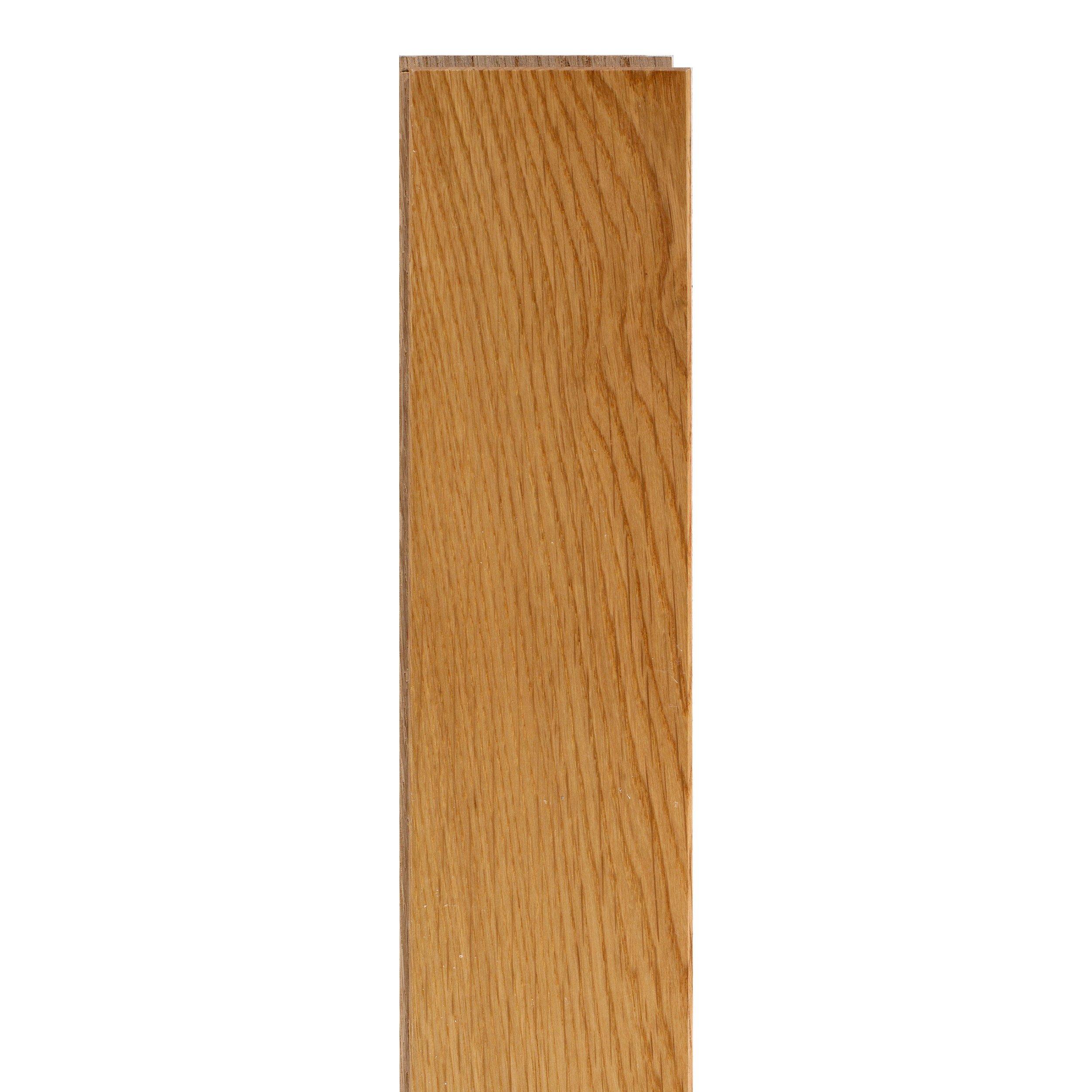 Natural White Oak Smooth Solid Hardwood