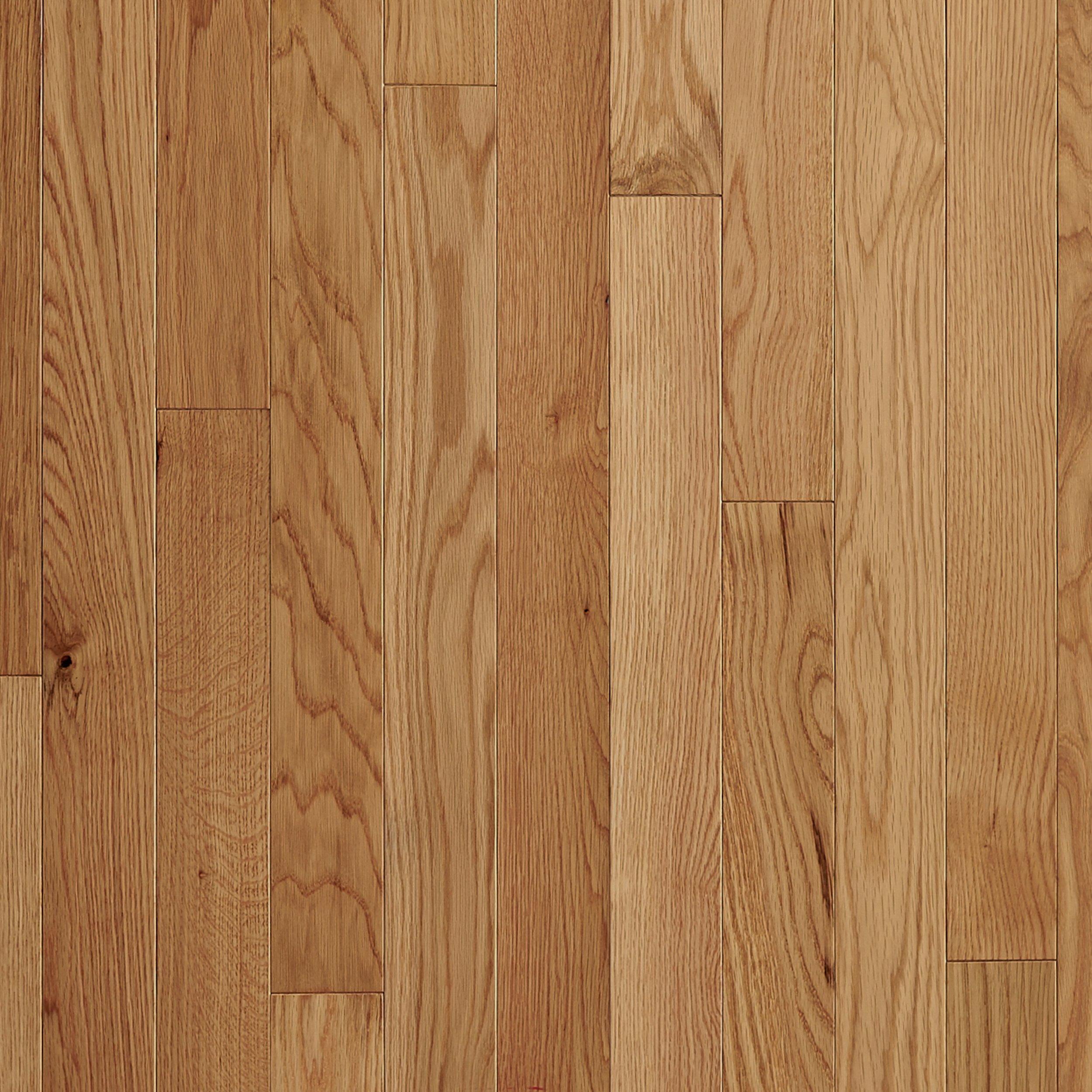 Natural White Oak Smooth Solid Hardwood