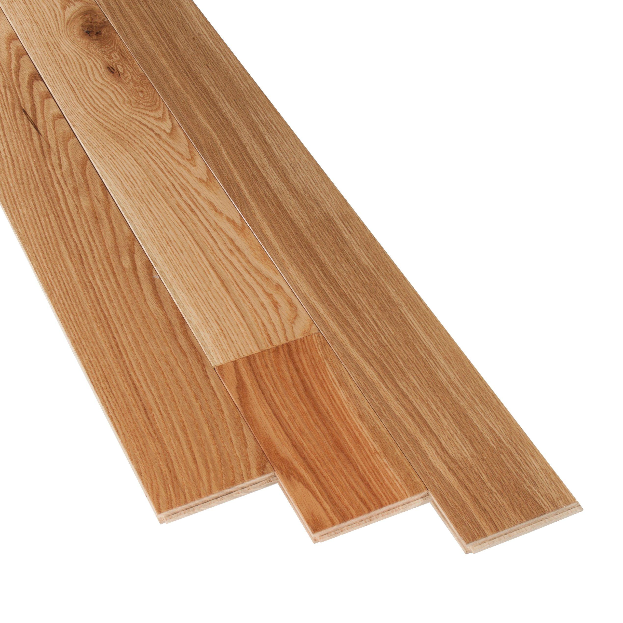 Natural White Oak Smooth Solid Hardwood