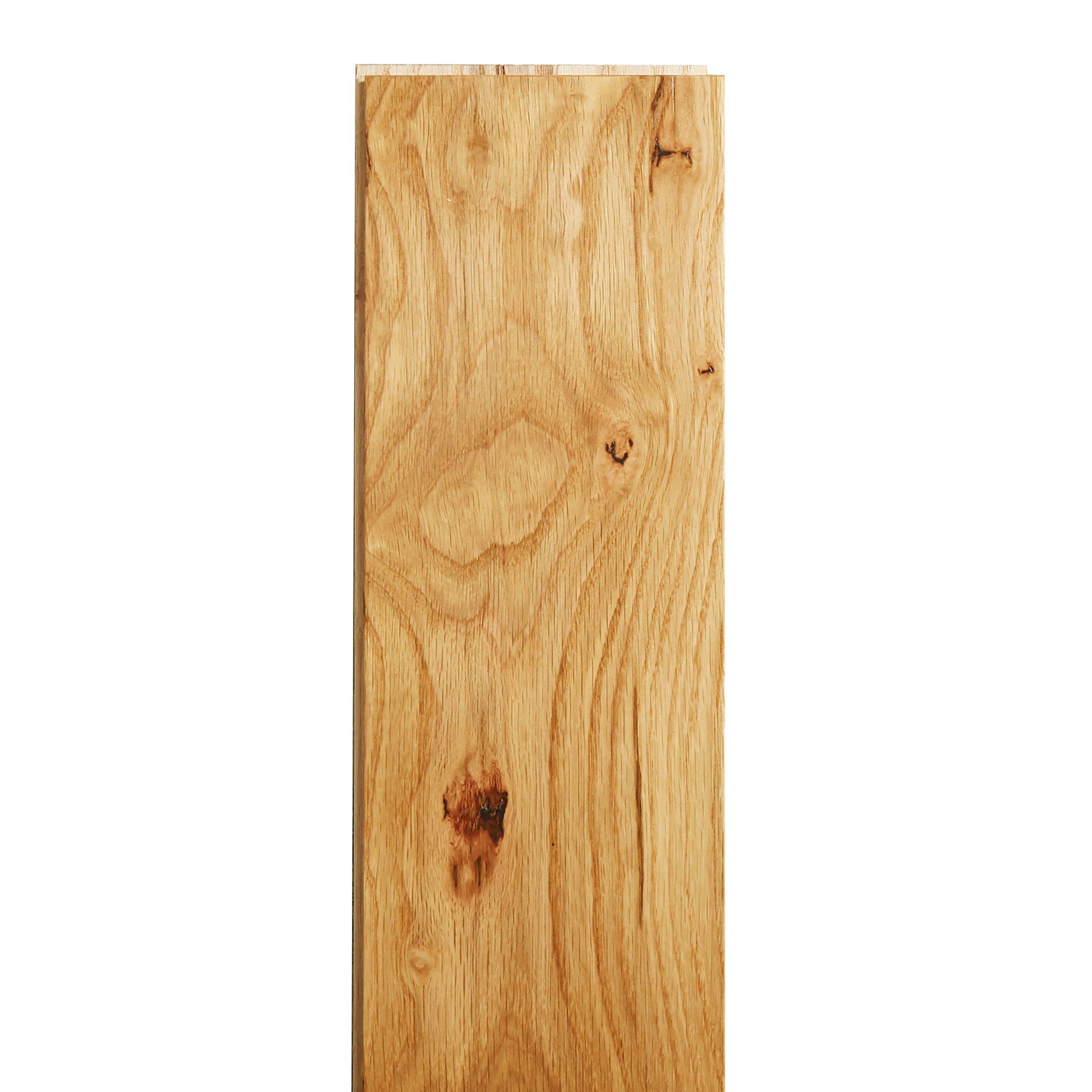 Natural White Oak Smooth Solid Hardwood