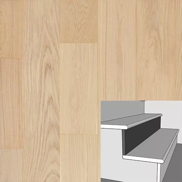 Euro Oak Marley Stair Riser - 42in.