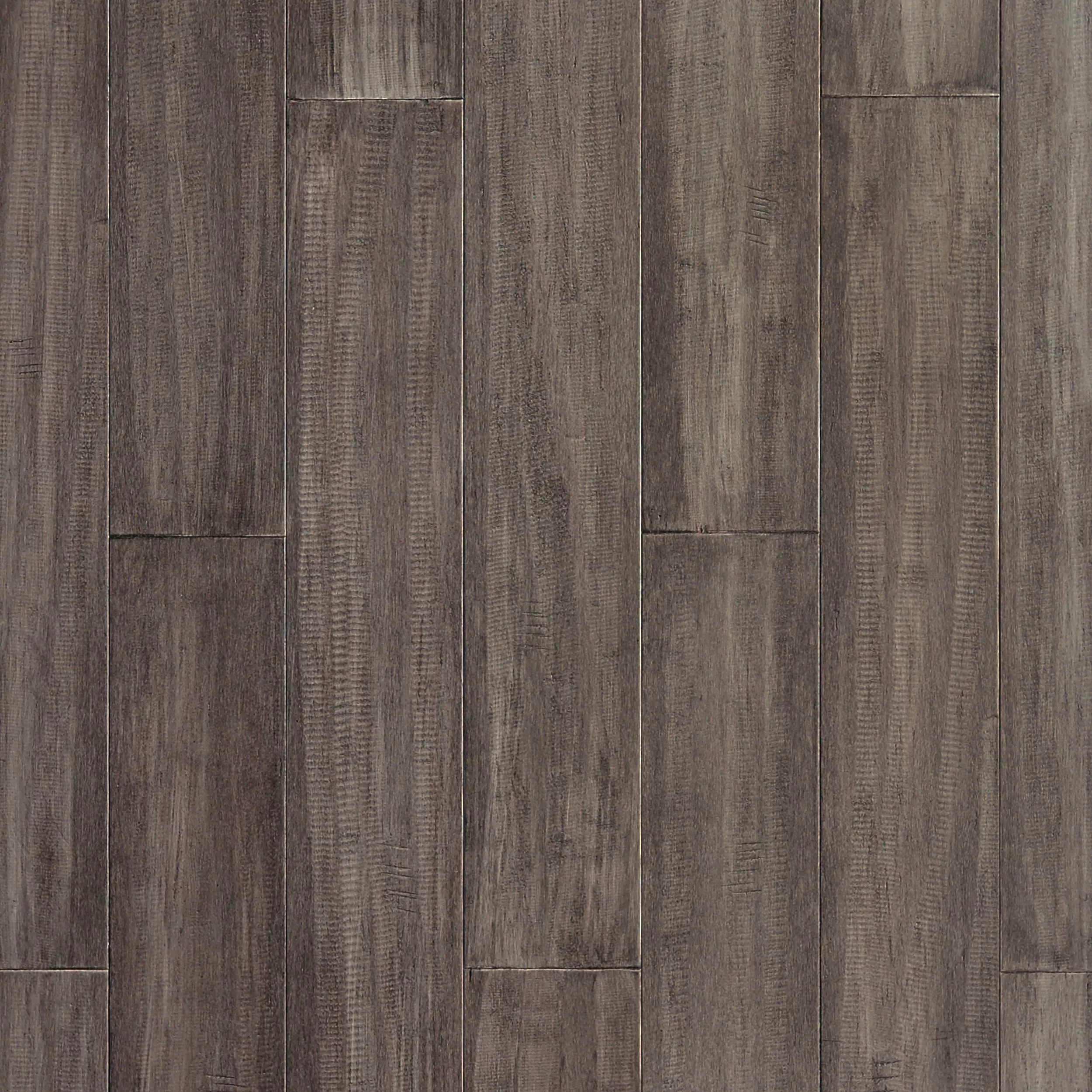 Pewter Hand Scraped Locking Water-Resistant Stranded Engineered Bamboo