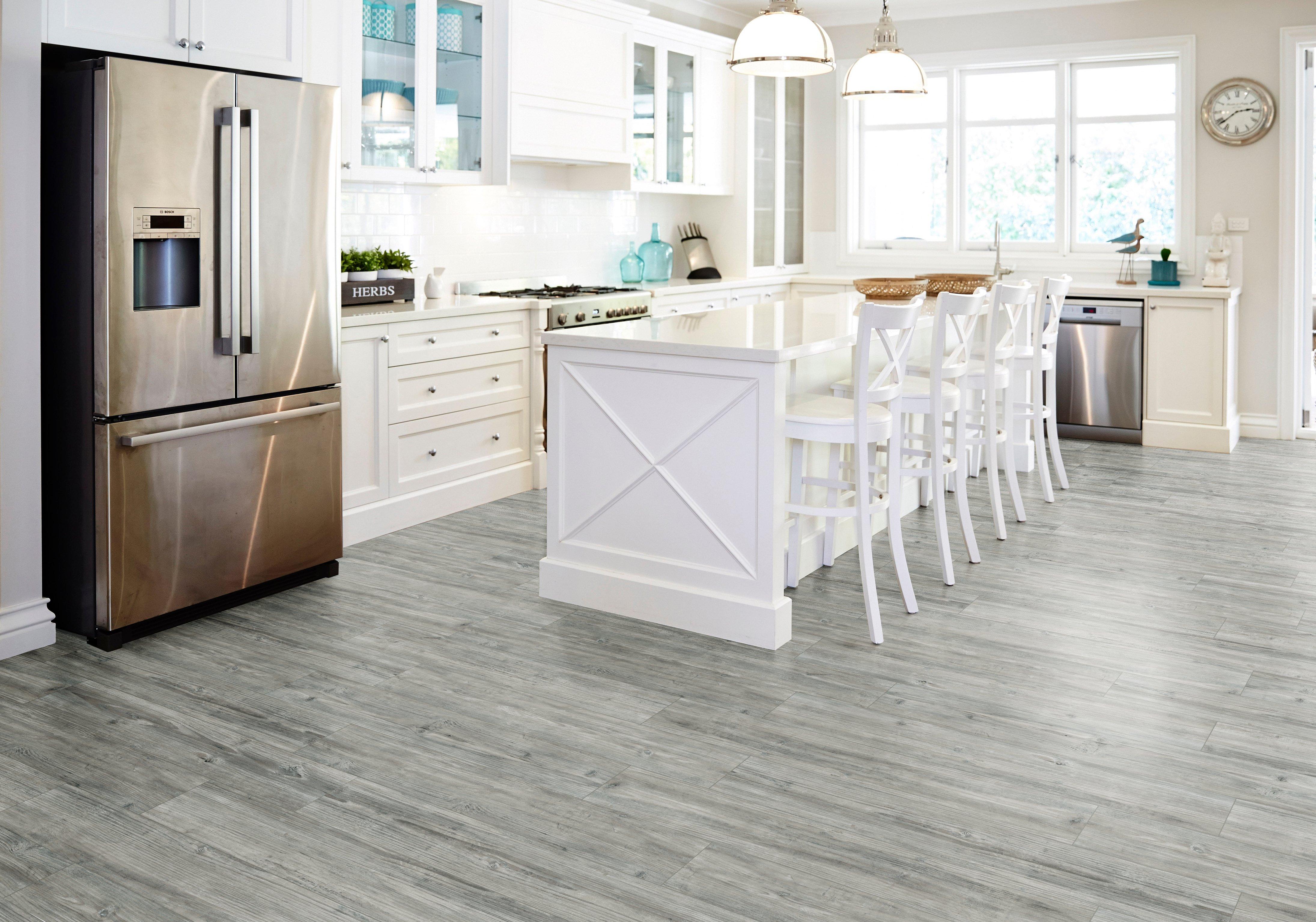 Wilmington Sky Rigid Core Luxury Vinyl Plank - Cork Back