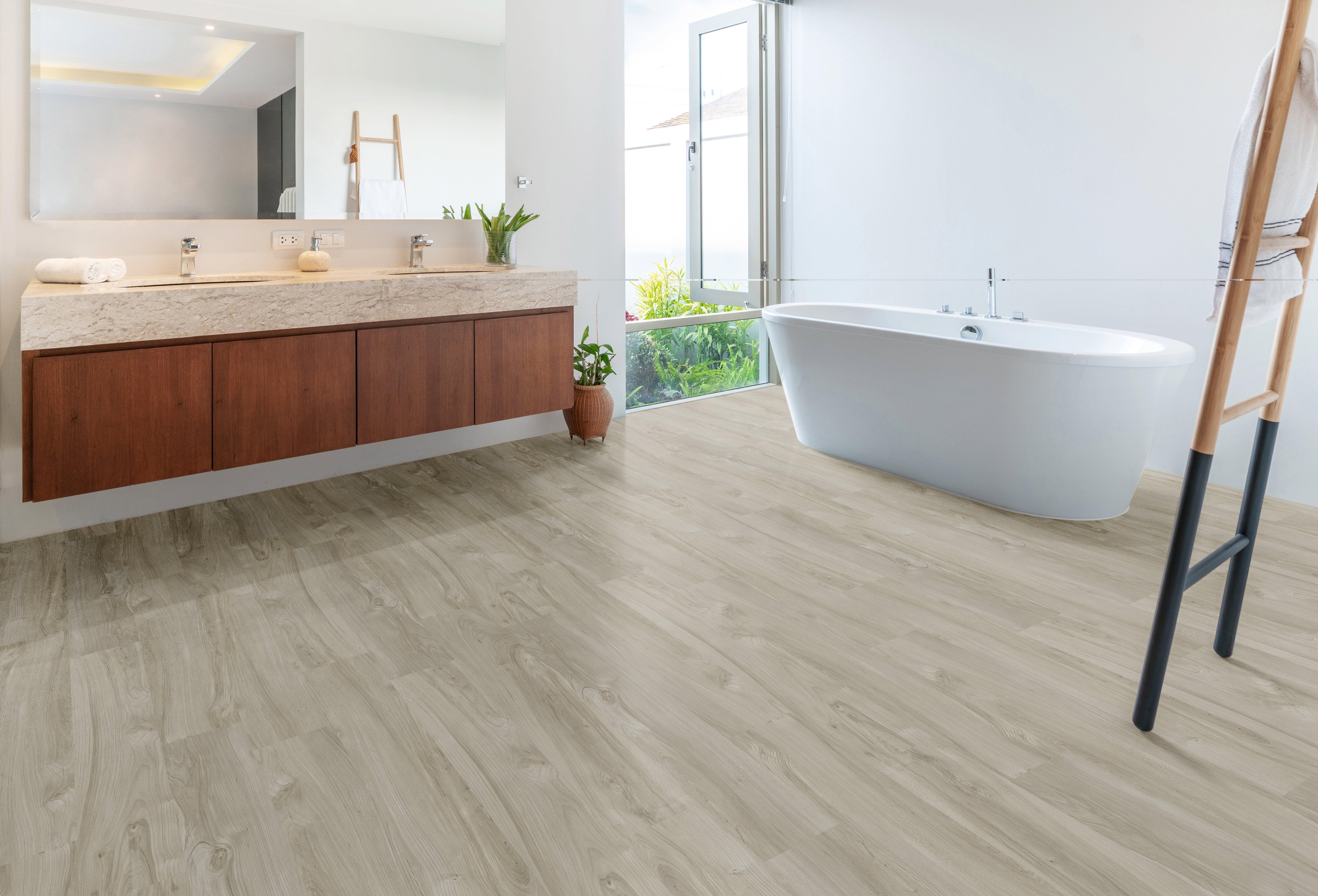 Savannah Wind Rigid Core Luxury Vinyl Plank - Cork Back