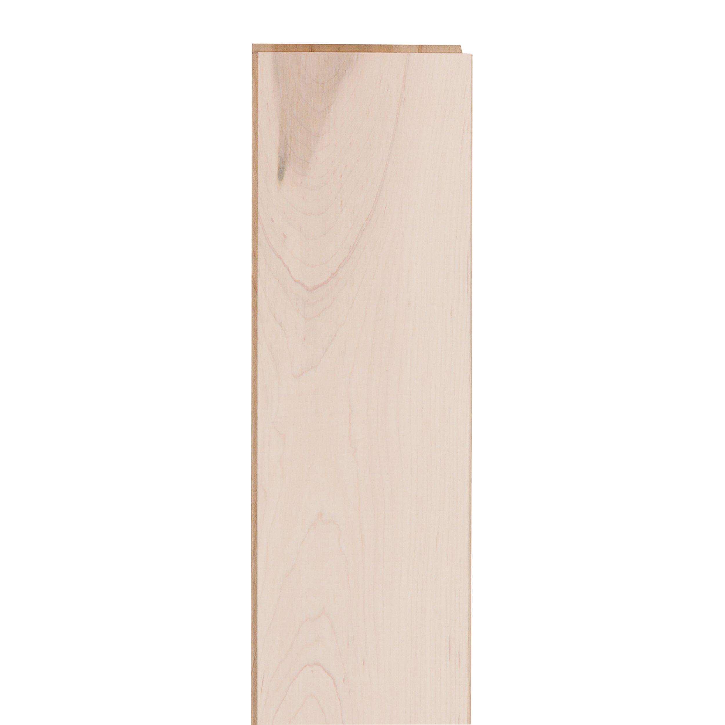 Evian Hard Maple Smooth Solid Hardwood