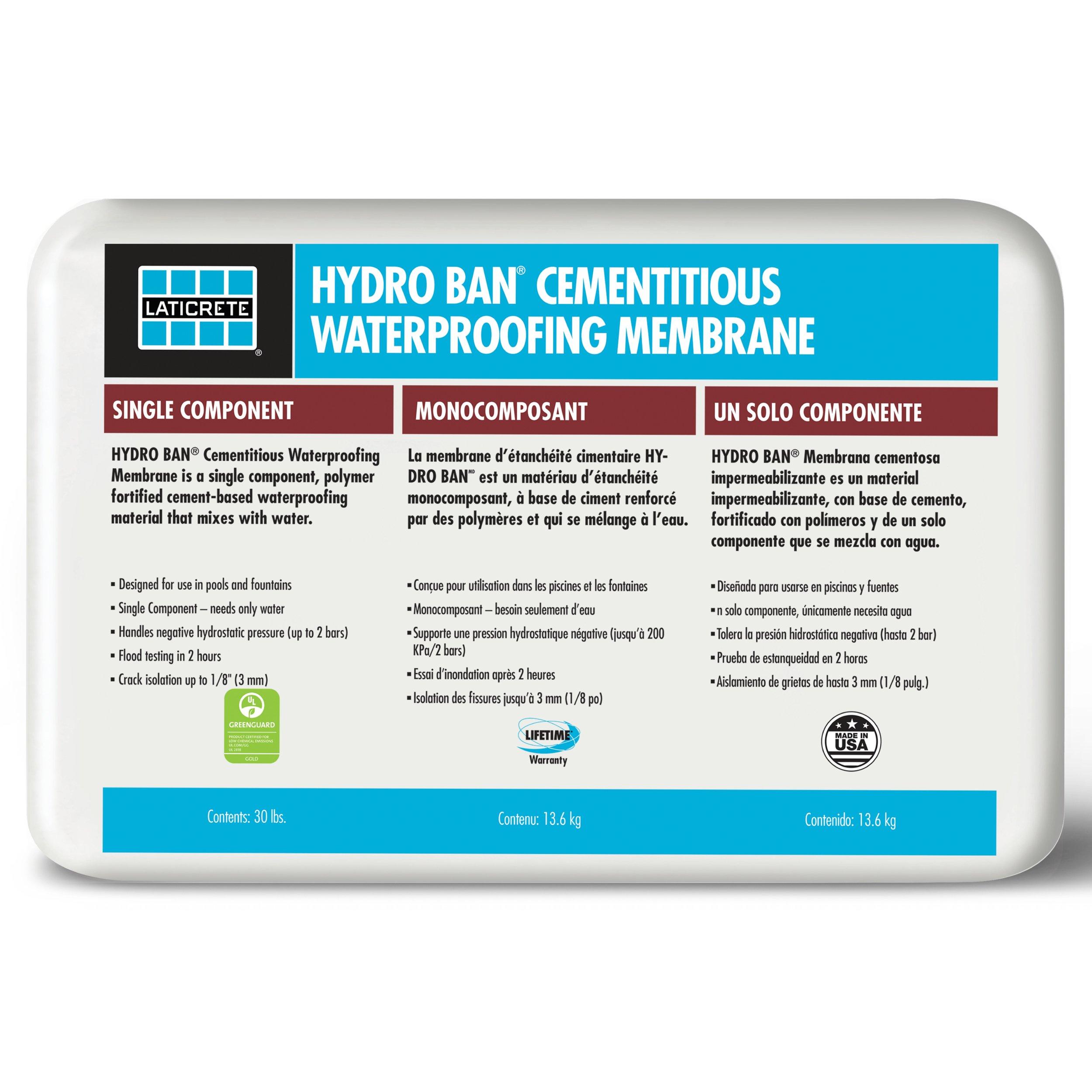 Laticrete Hydro Ban Cementitous Waterproofing Membrane