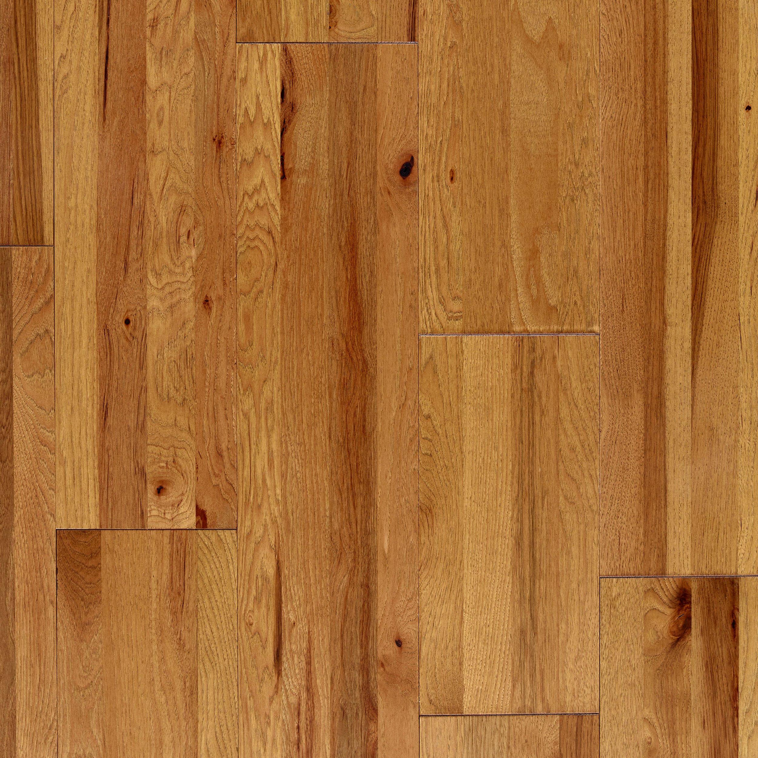 Springdale Hickory Wire-Brushed Solid Hardwood