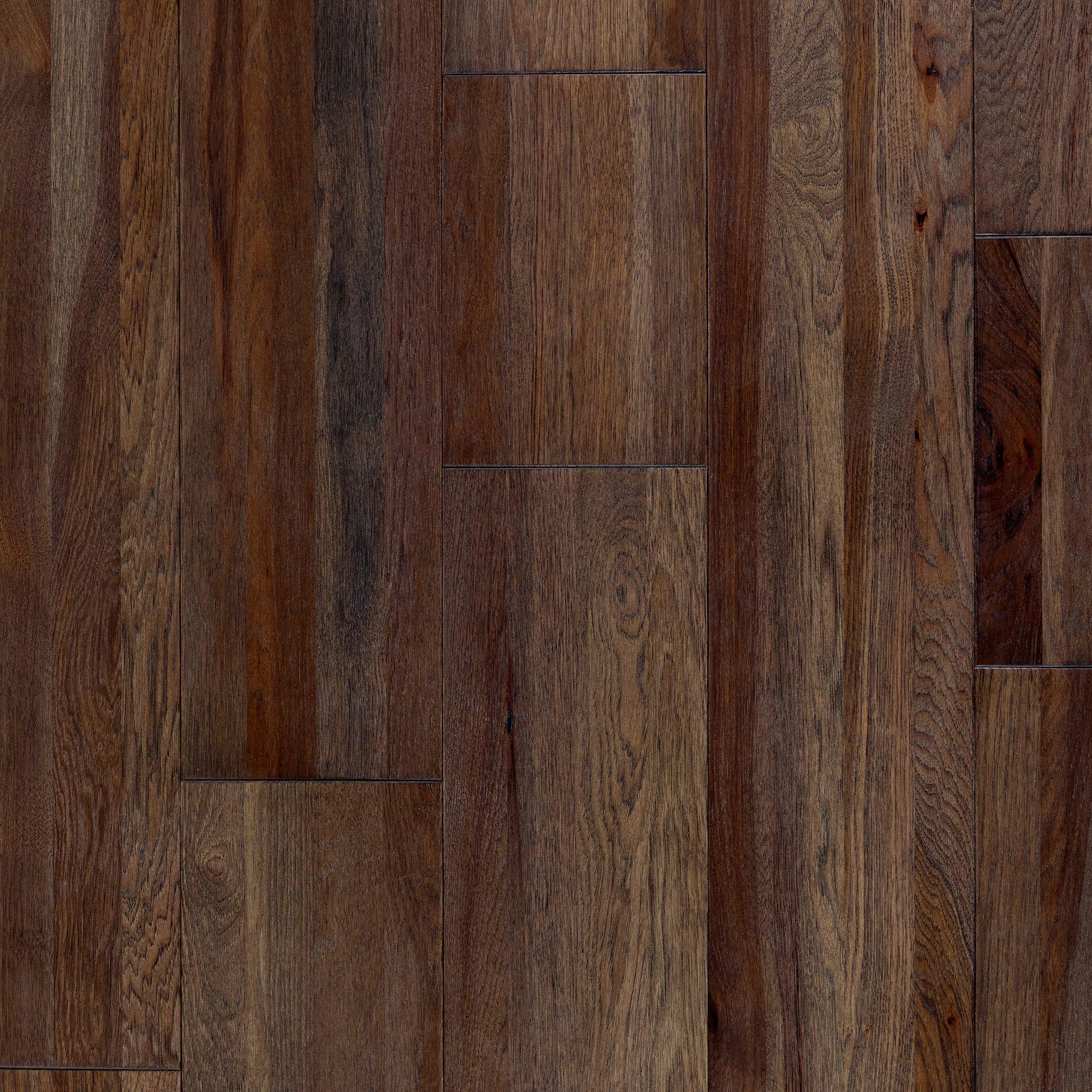 Allendale Hickory Wire-Brushed Solid Hardwood