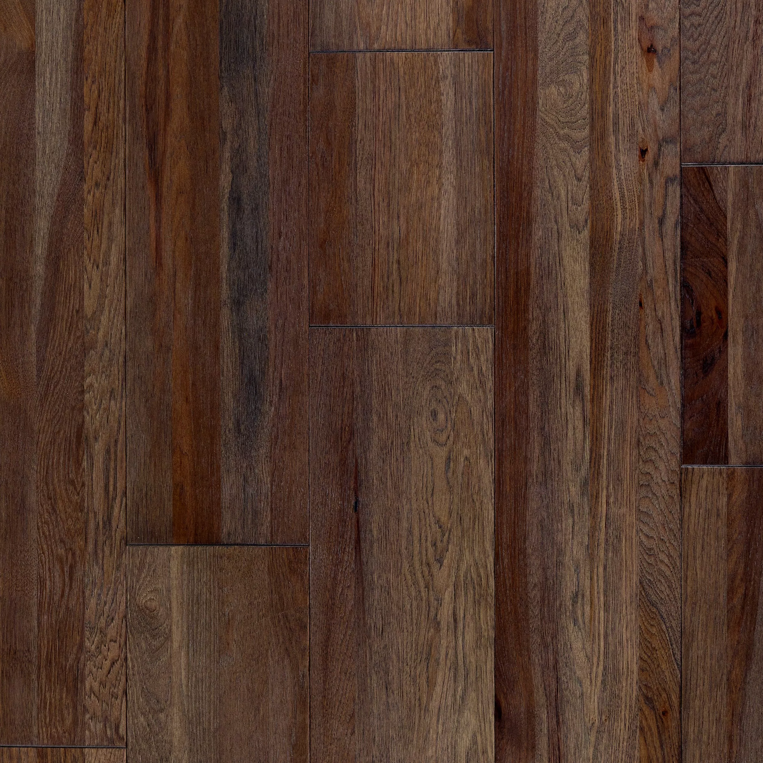 Allendale Hickory Wire-Brushed Solid Hardwood