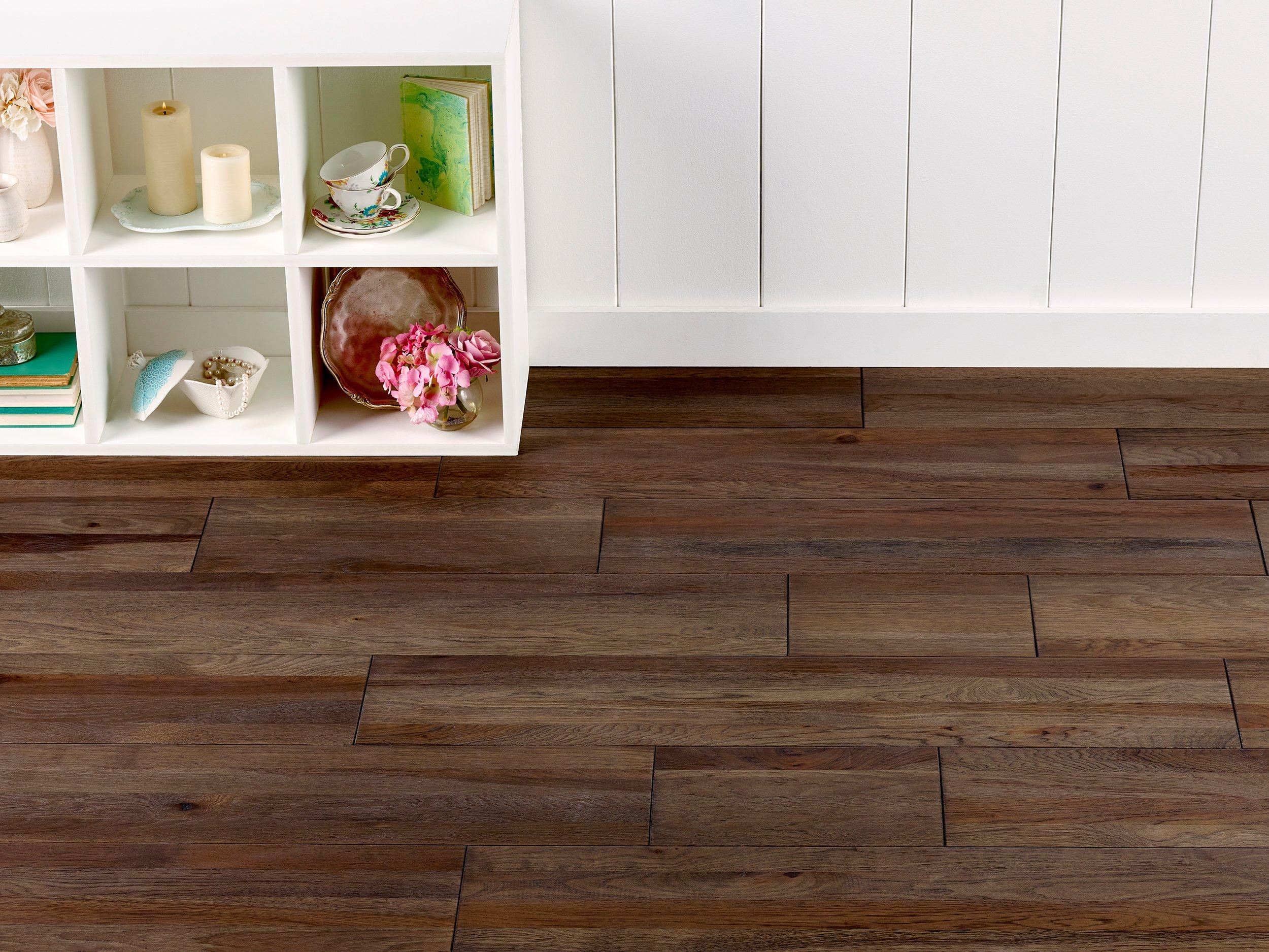 Allendale Hickory Wire-Brushed Solid Hardwood