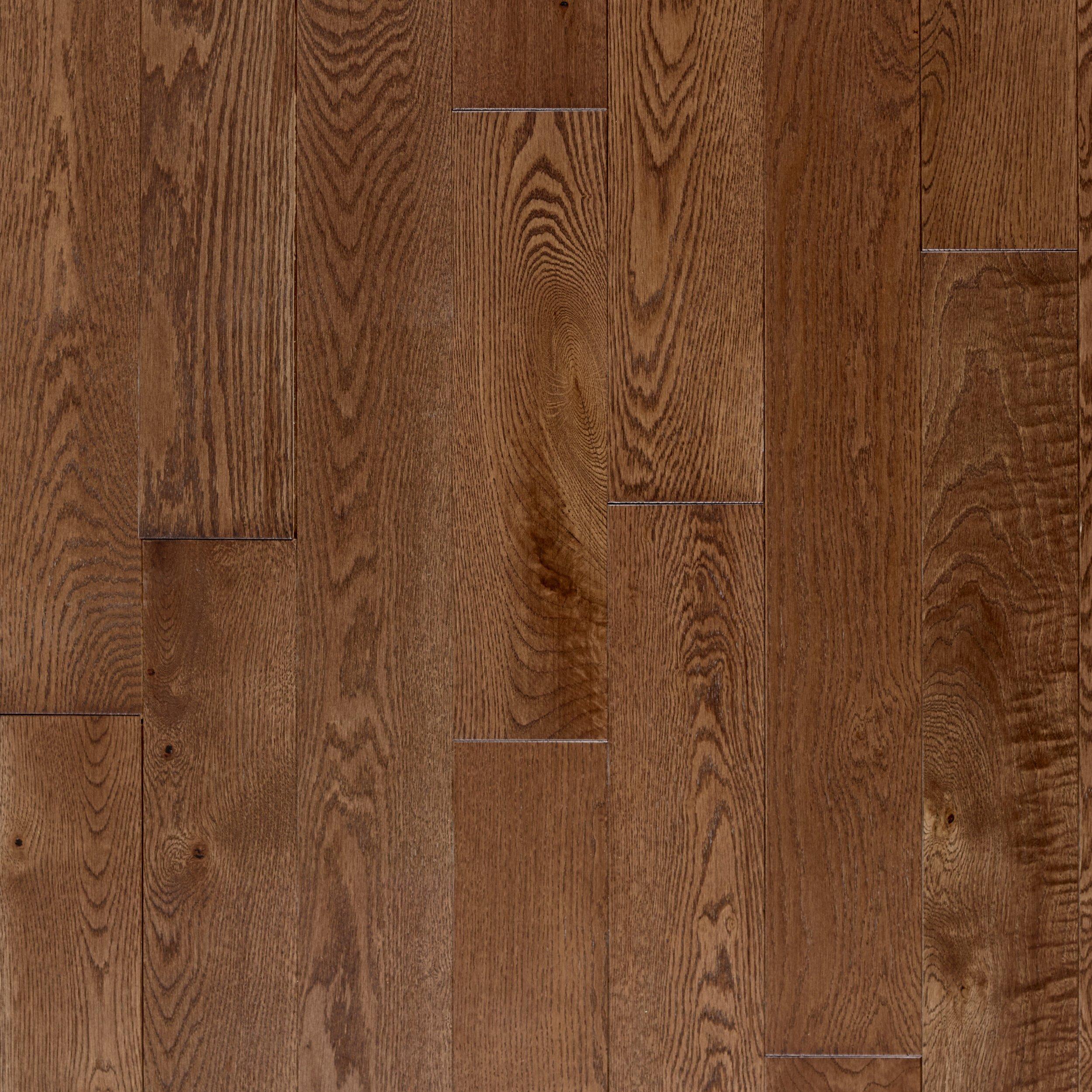 Kincade White Oak Wire-Brushed Solid Hardwood