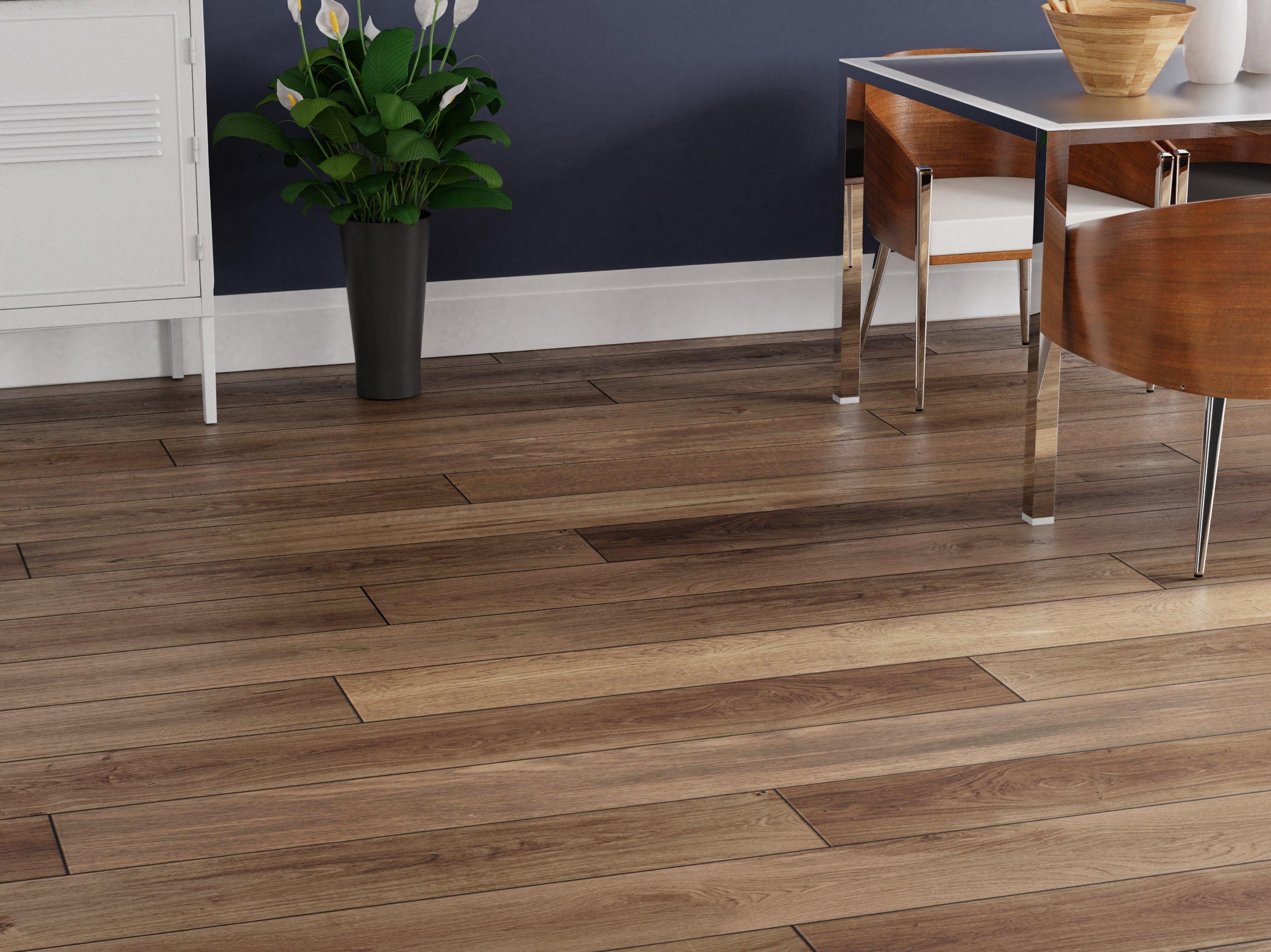 Laval White Oak Wire-Brushed Water Resistant Engineered Hardwood