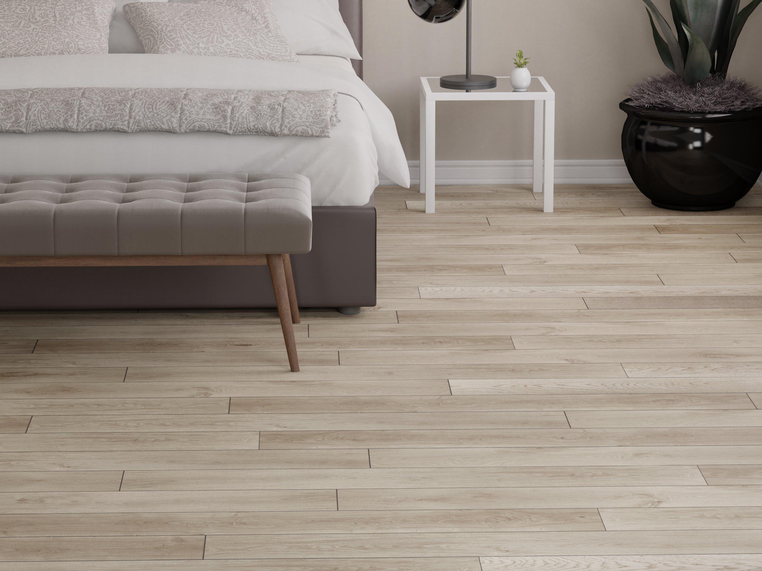 Samsel White Oak Wire-Brushed Water Resistant Engineered Hardwood