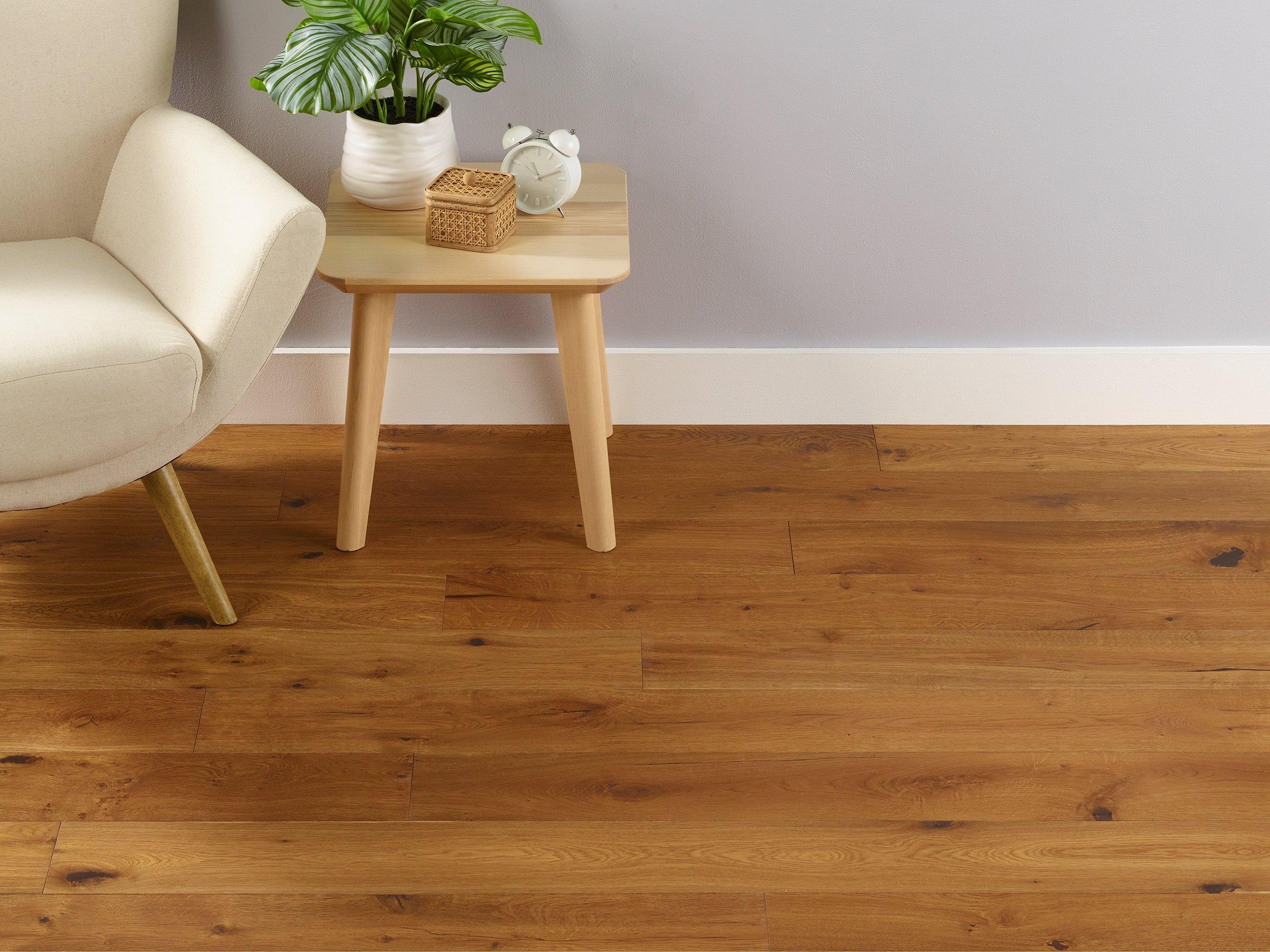 Huntington White Oak Wire-Brushed Engineered Hardwood