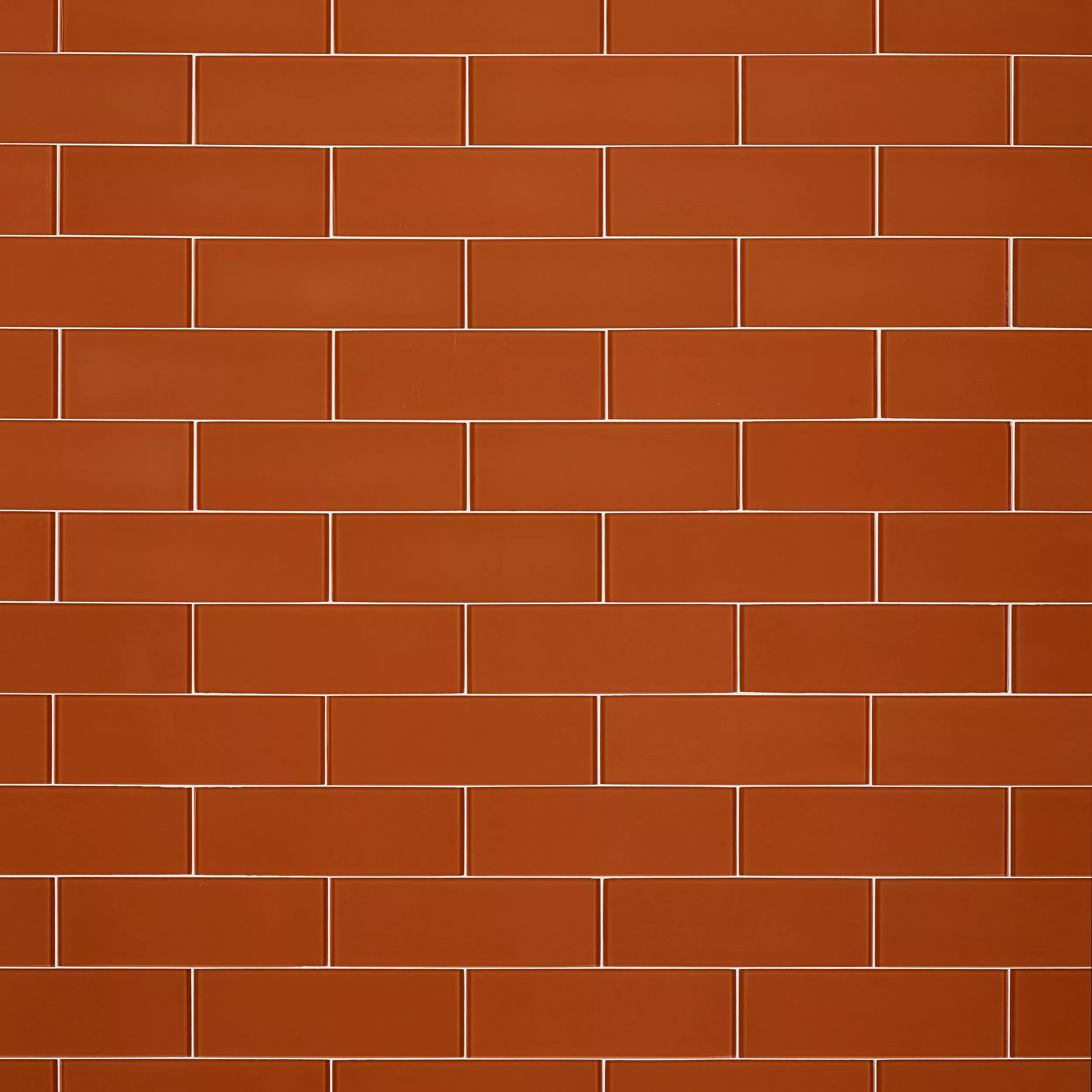 Burnt Sienna Glass Tile