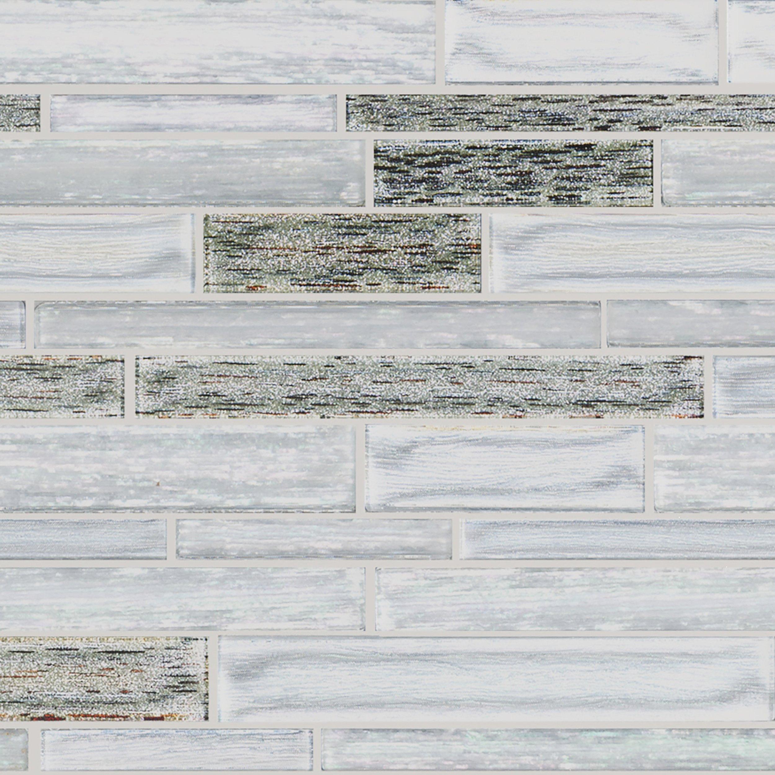 Arctic Linear Glass Mosaic