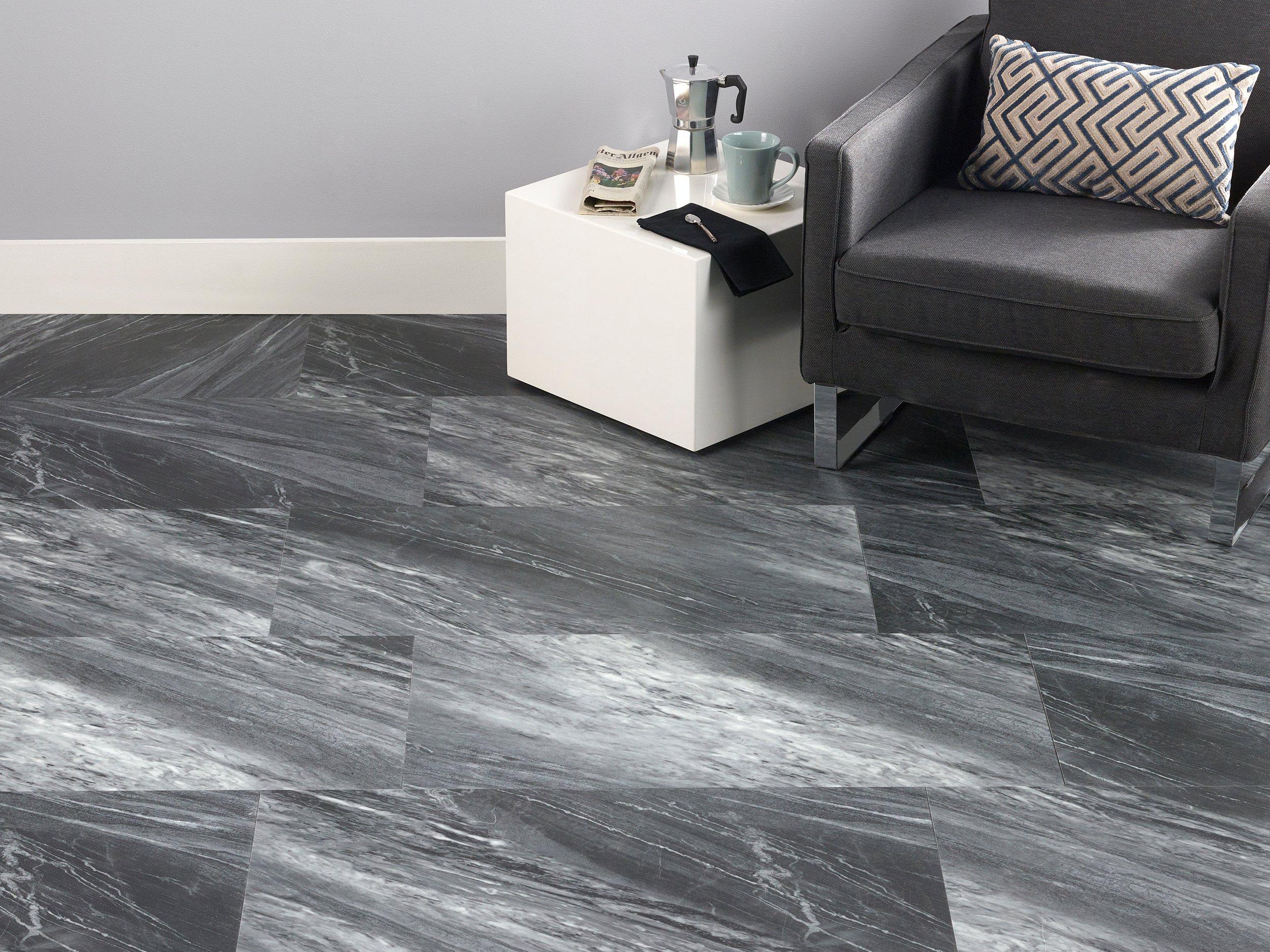 CoreLuxe XD 6mm Smokey Quartz Waterproof Rigid Vinyl Tile Flooring