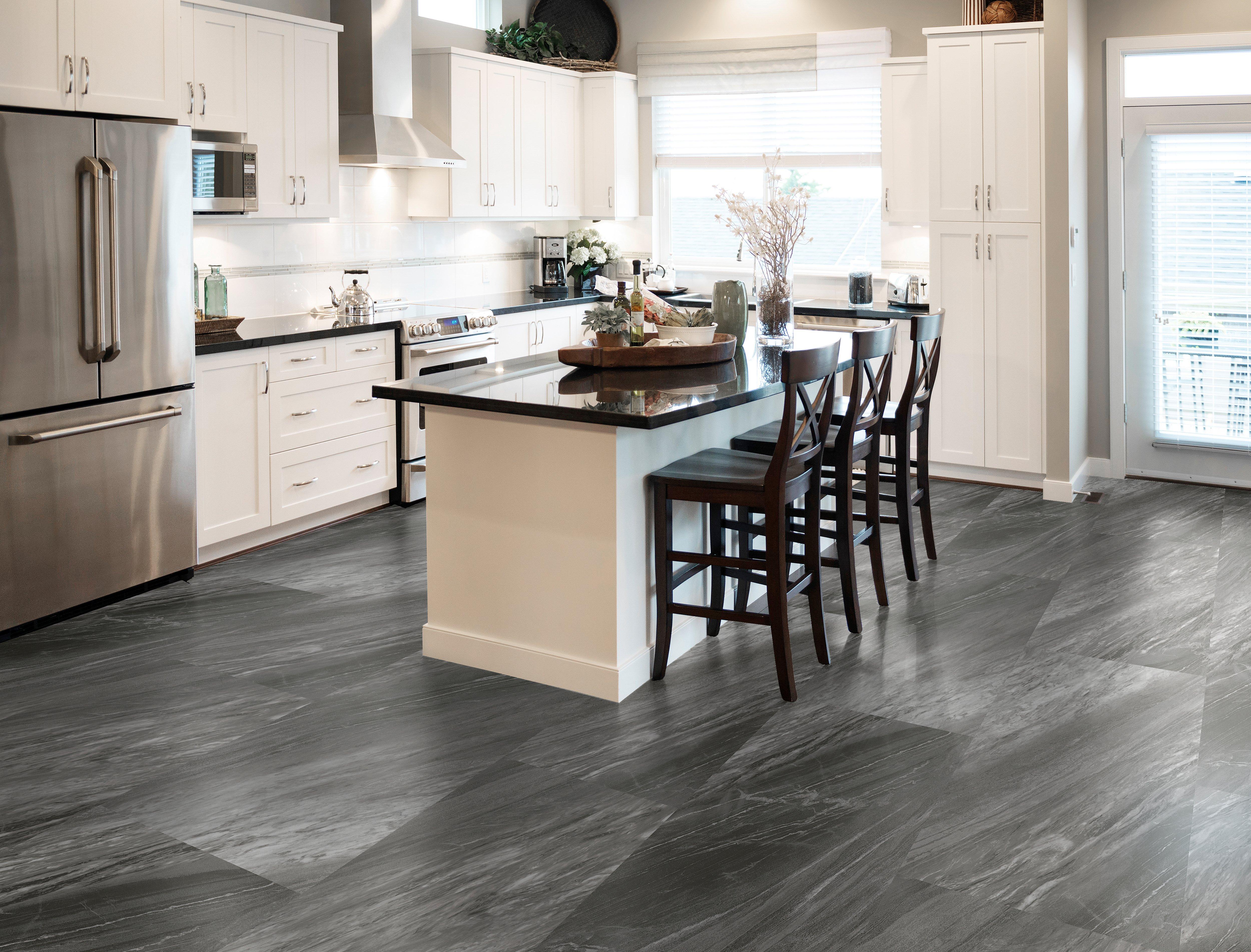 Smoky Opal Waterproof Rigid Core Luxury Vinyl Tile - Foam Pad