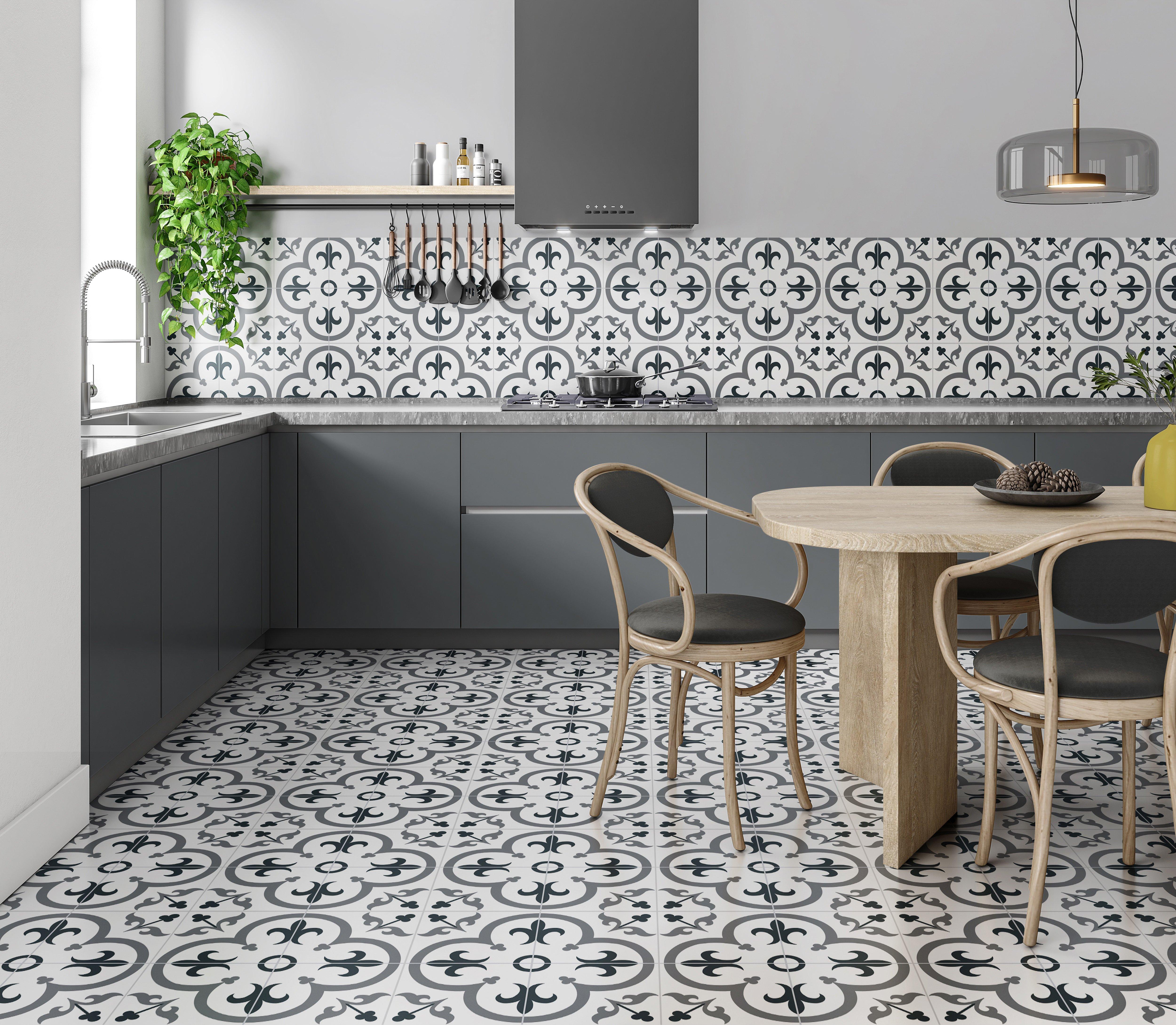 Florentina Gray Ceramic Tile