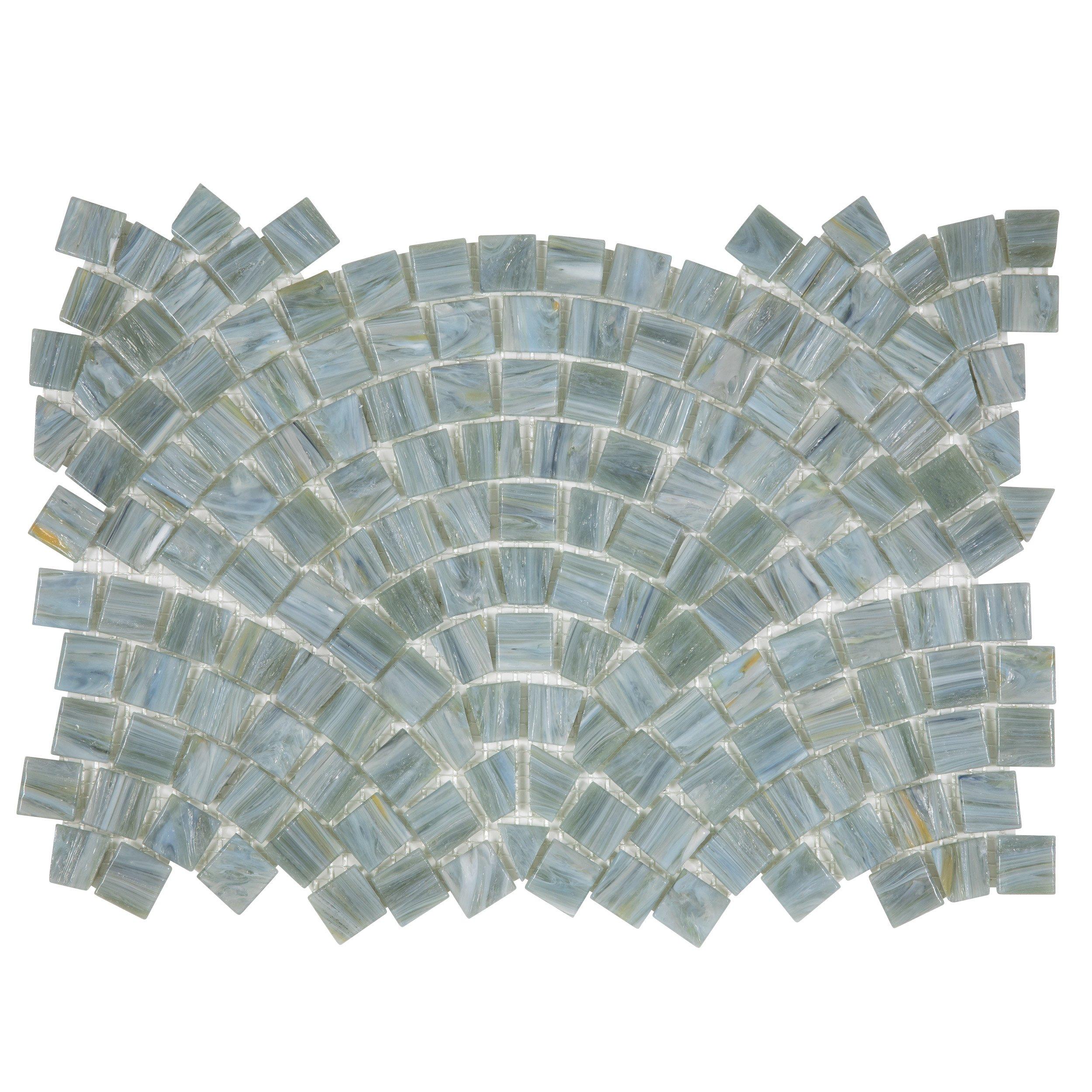 Niagara Fan Glass Mosaic | Floor and Decor