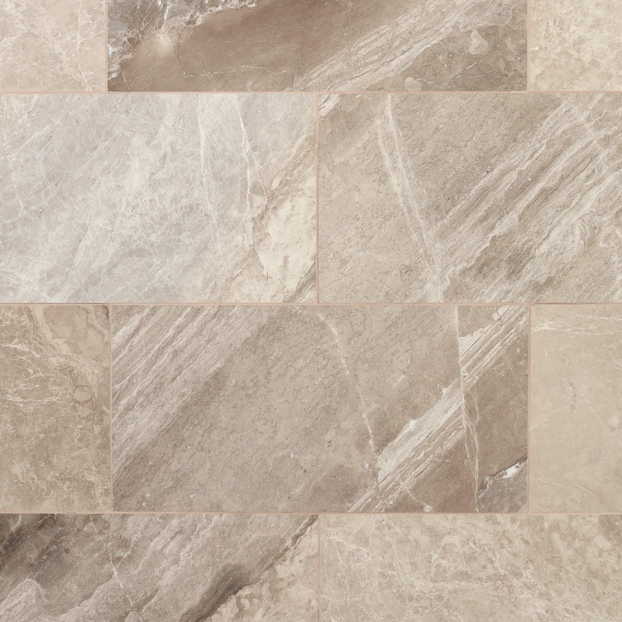 Sumatra Grey Polished Marble Tile