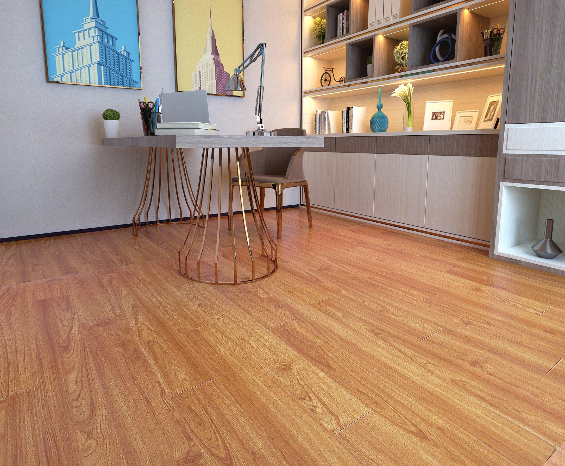 Hazelnut Creme High Gloss Water-Resistant Laminate