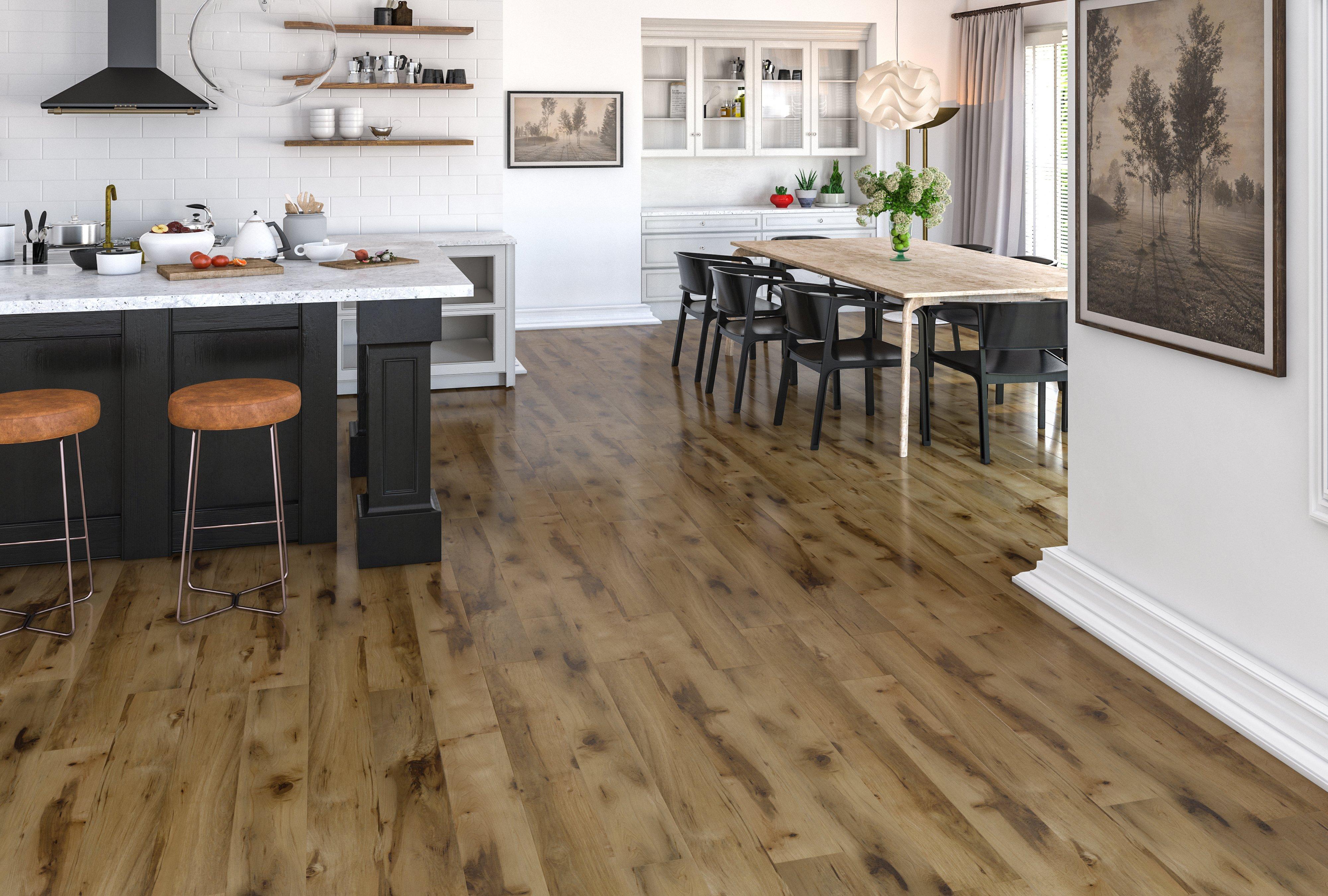 Providence Hills Rigid Core Luxury Vinyl Plank - Cork Back