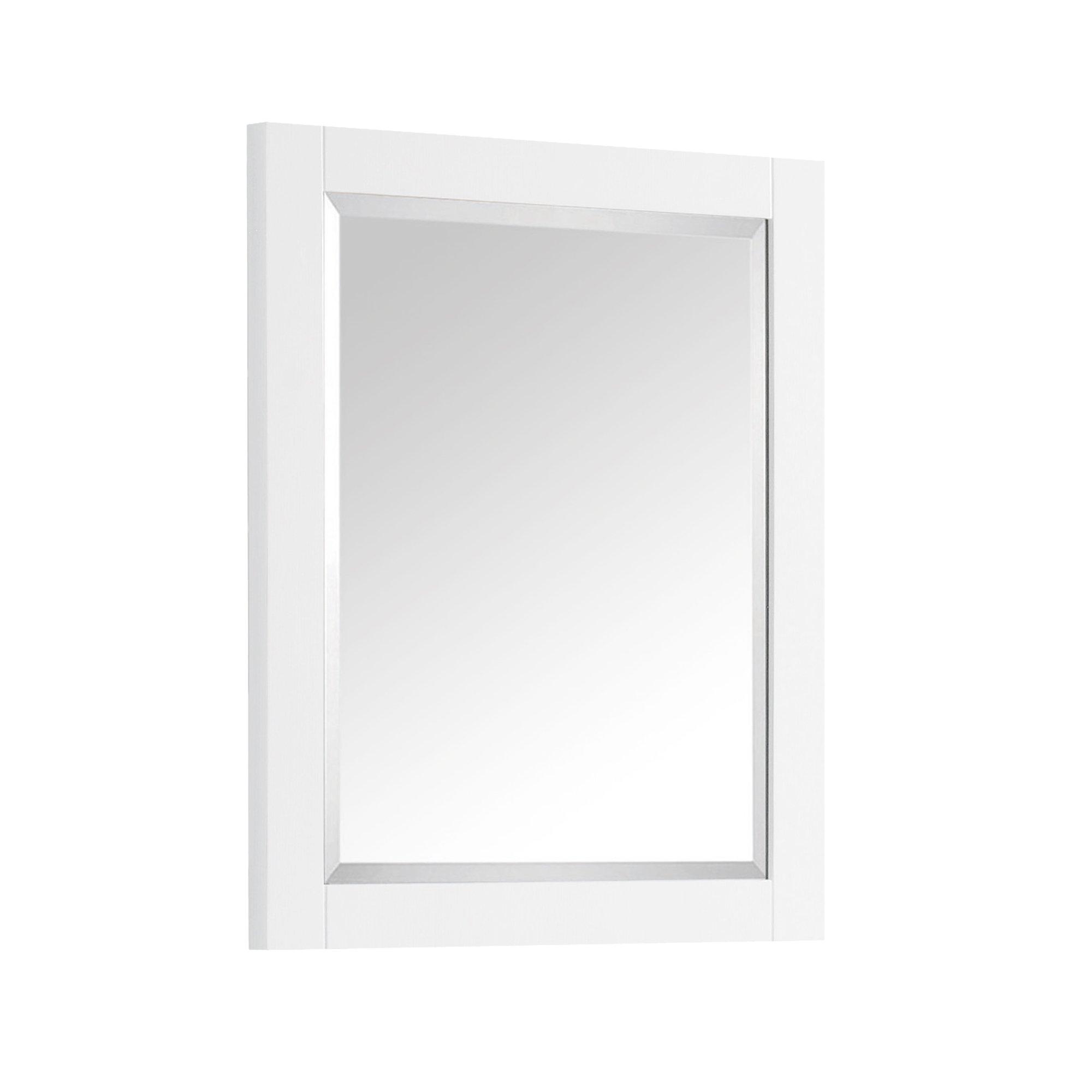 Hampton 24 in. White Mirror