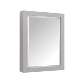 Kent 24 in. Chilled Gray Mirror Medicine Cabinet