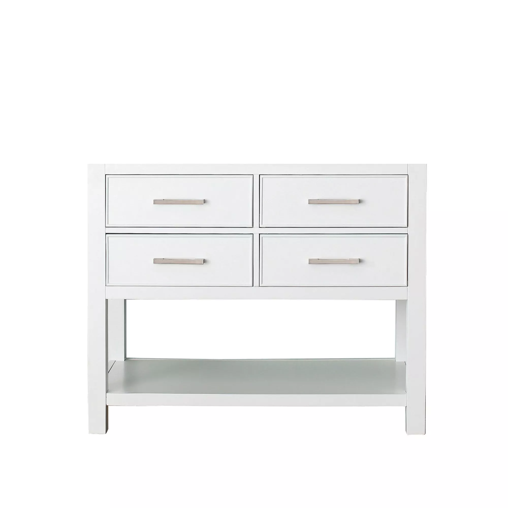 Hampton 42 in. White Single Vanity Base