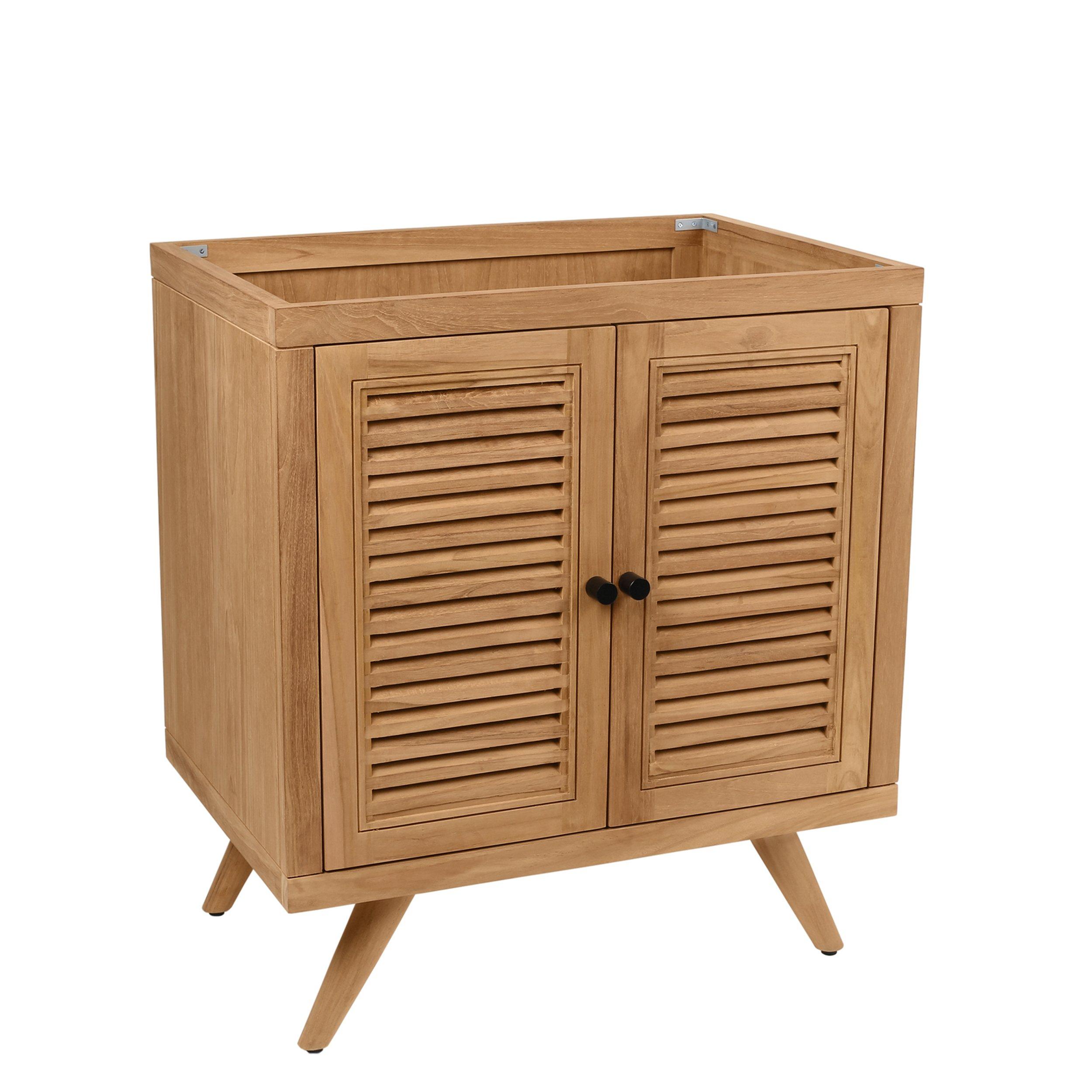 Monroe 30 in. Natural Single Vanity Base