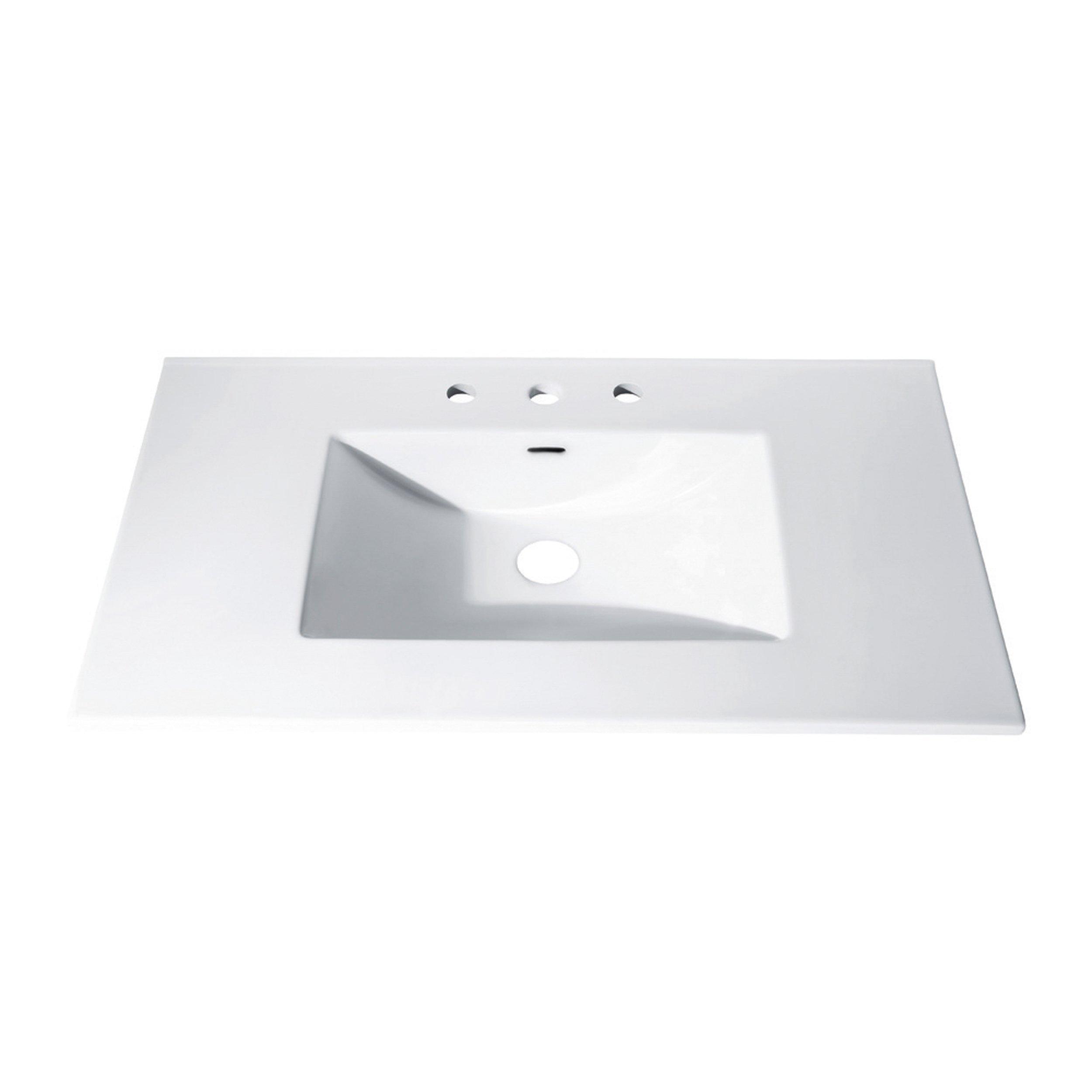 37 In Vitreous China Vanity Top 37in 100903277 Floor And Decor