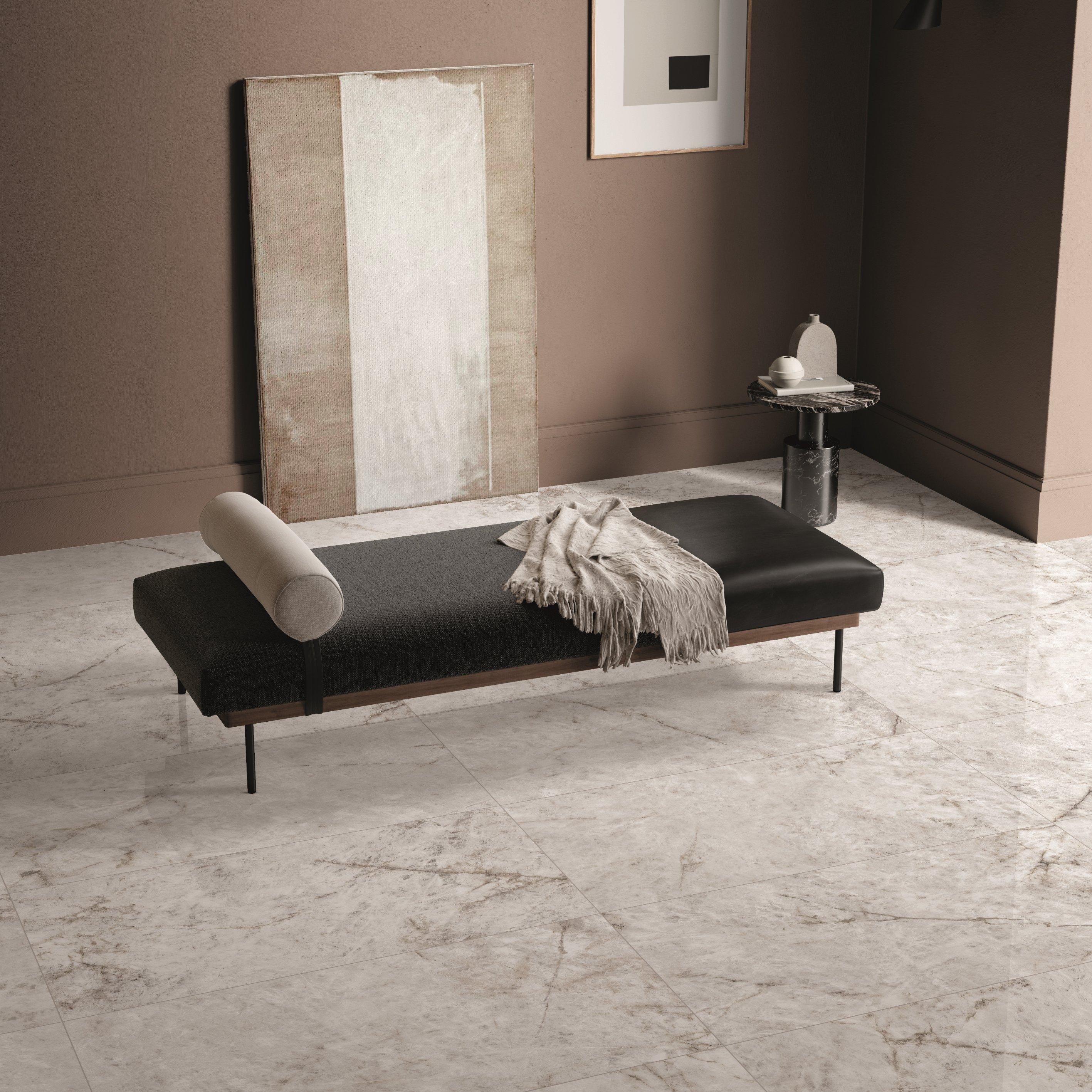 Artica Bianco Polished Porcelain Tile