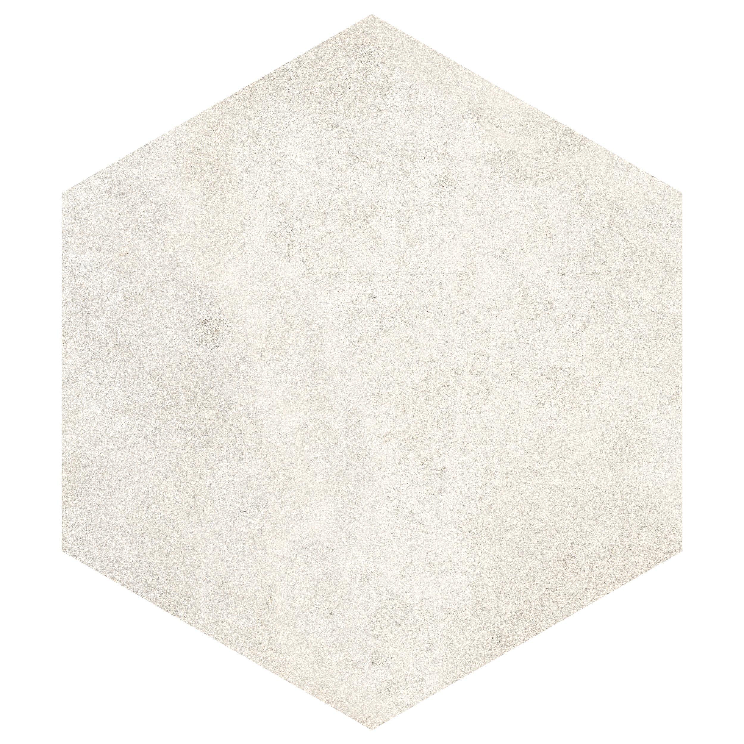 Lendon Ivory Hexagon Porcelain Tile