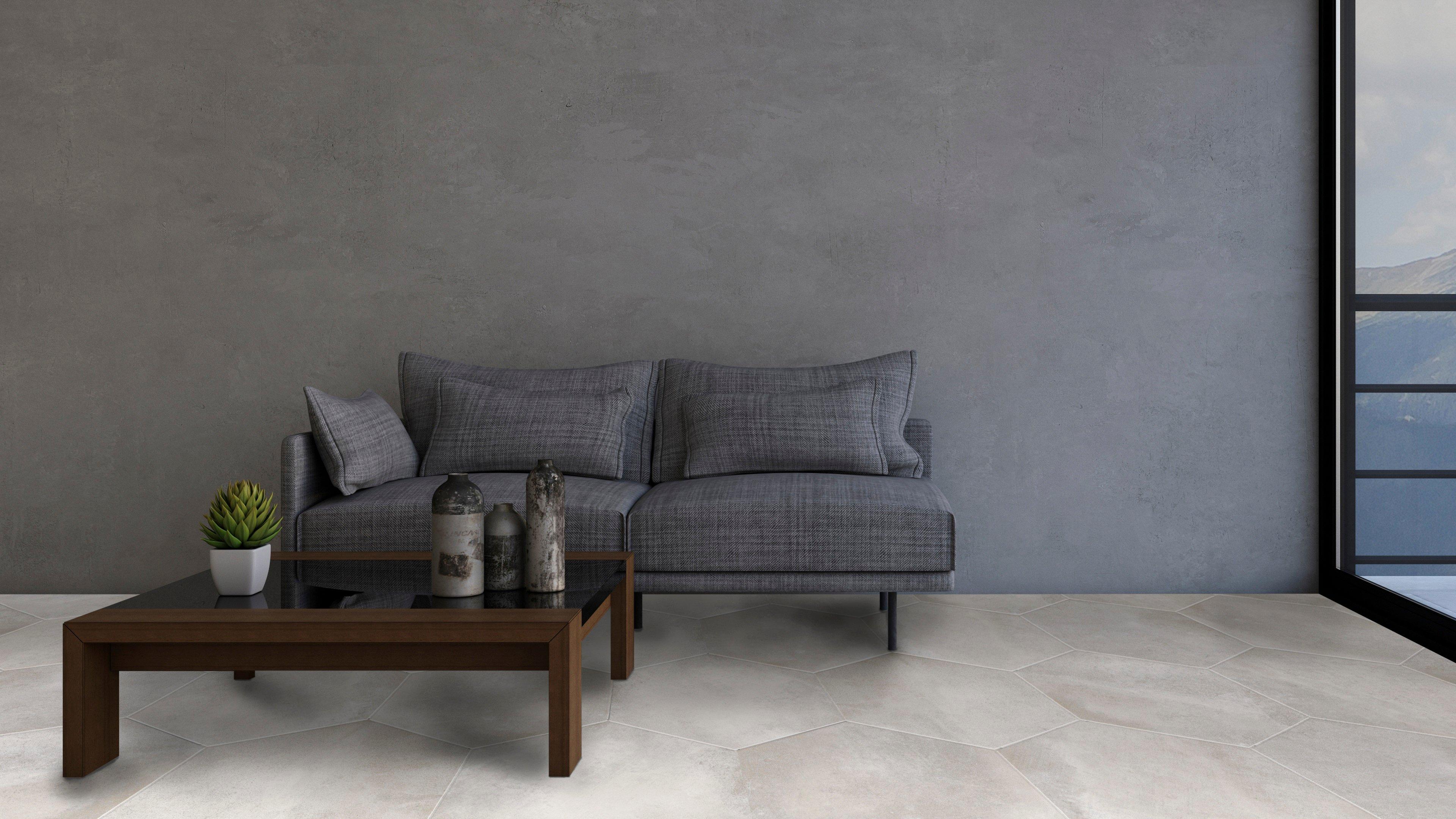 Lendon Ivory Hexagon Porcelain Tile