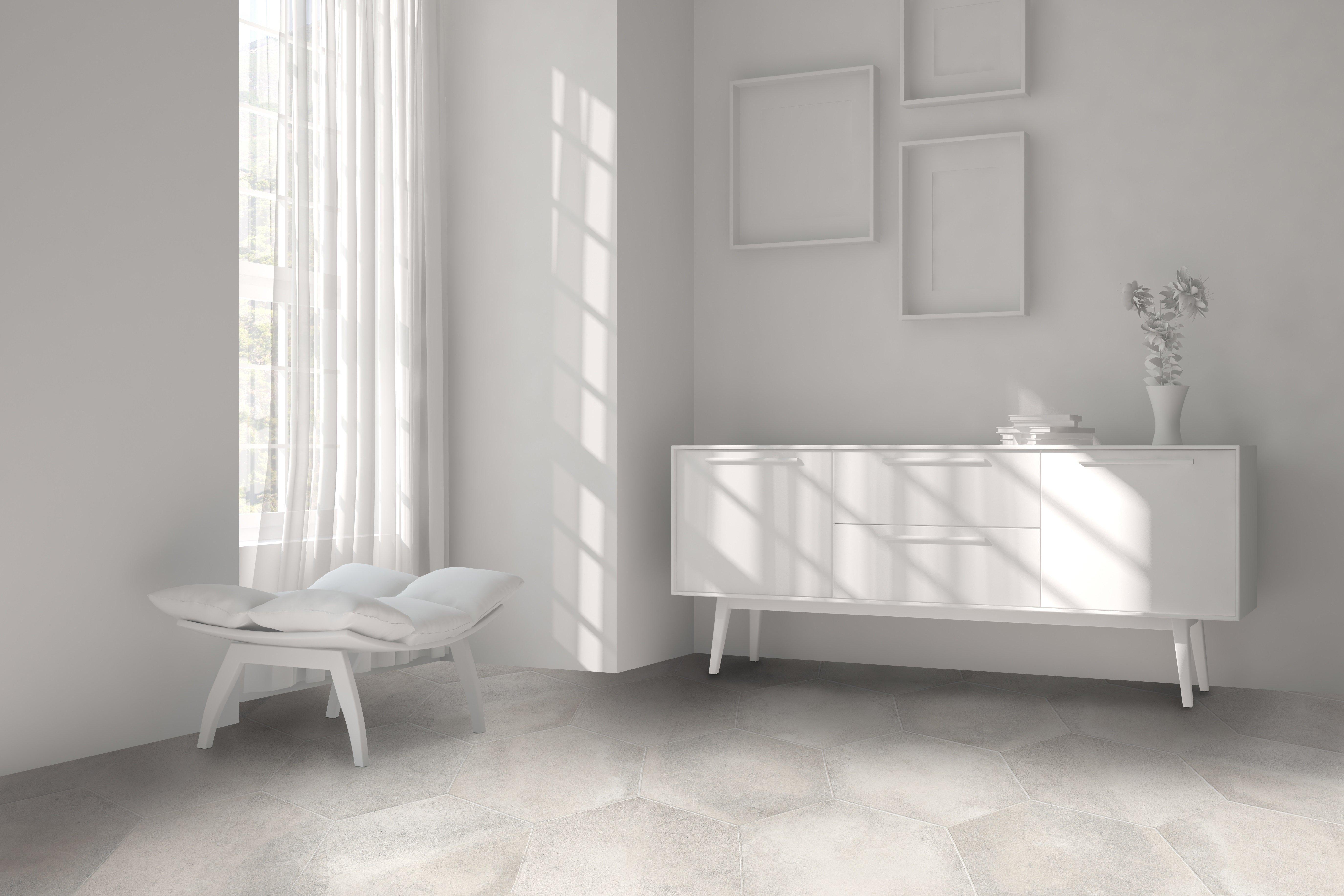 Lendon Ivory Hexagon Porcelain Tile